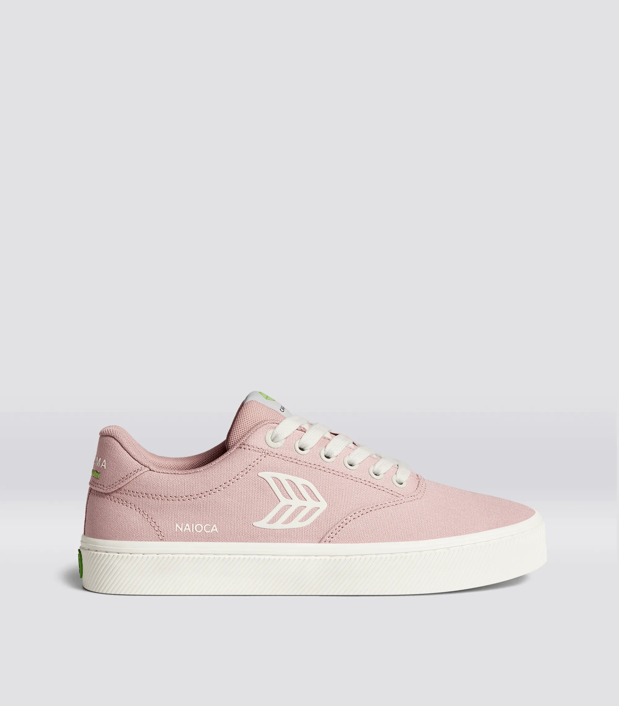 NAIOCA Canvas Rose Ivory Logo sold by Cariuma