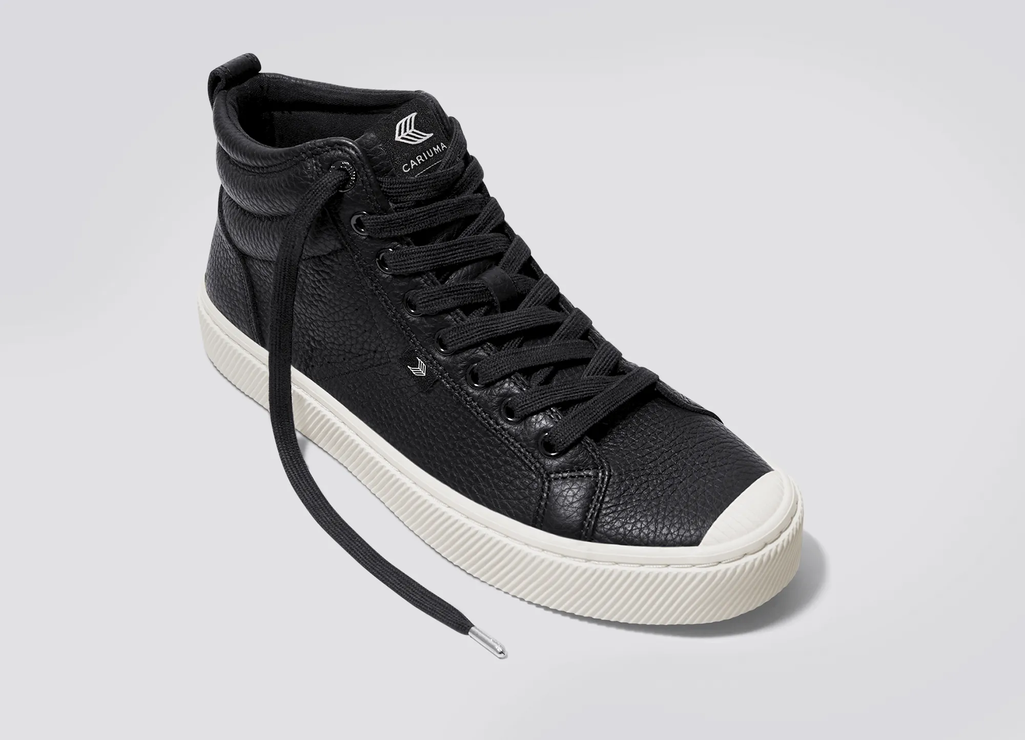 OCA High Pebbled Leather Black sold by Cariuma product image thumbnail 4