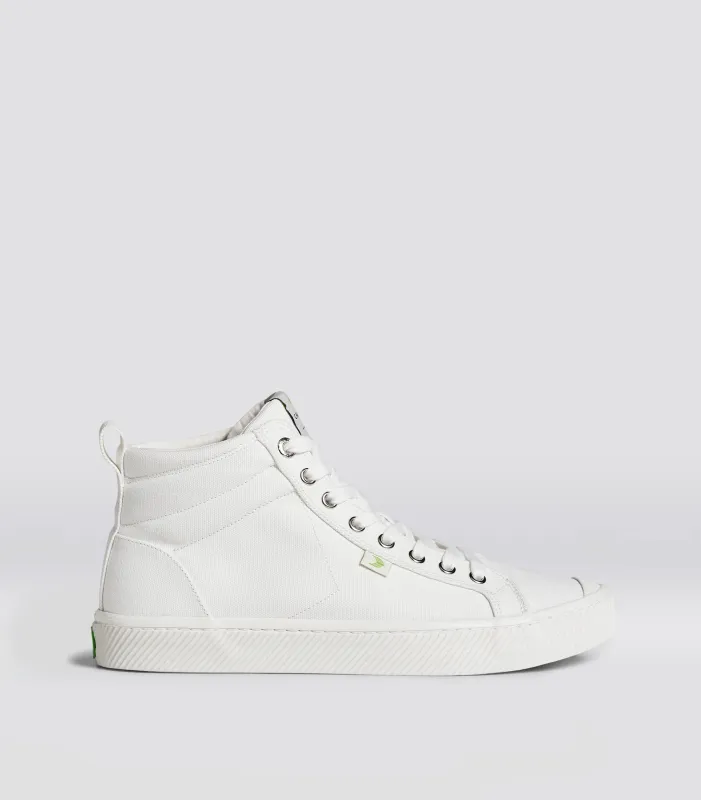 OCA High Off-White Canvas Sneaker sold by Cariuma