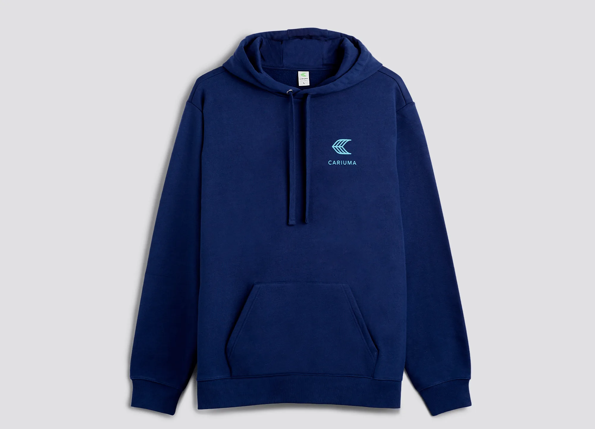 Hoodie Navy with Blue Logo sold by Cariuma product image thumbnail 2