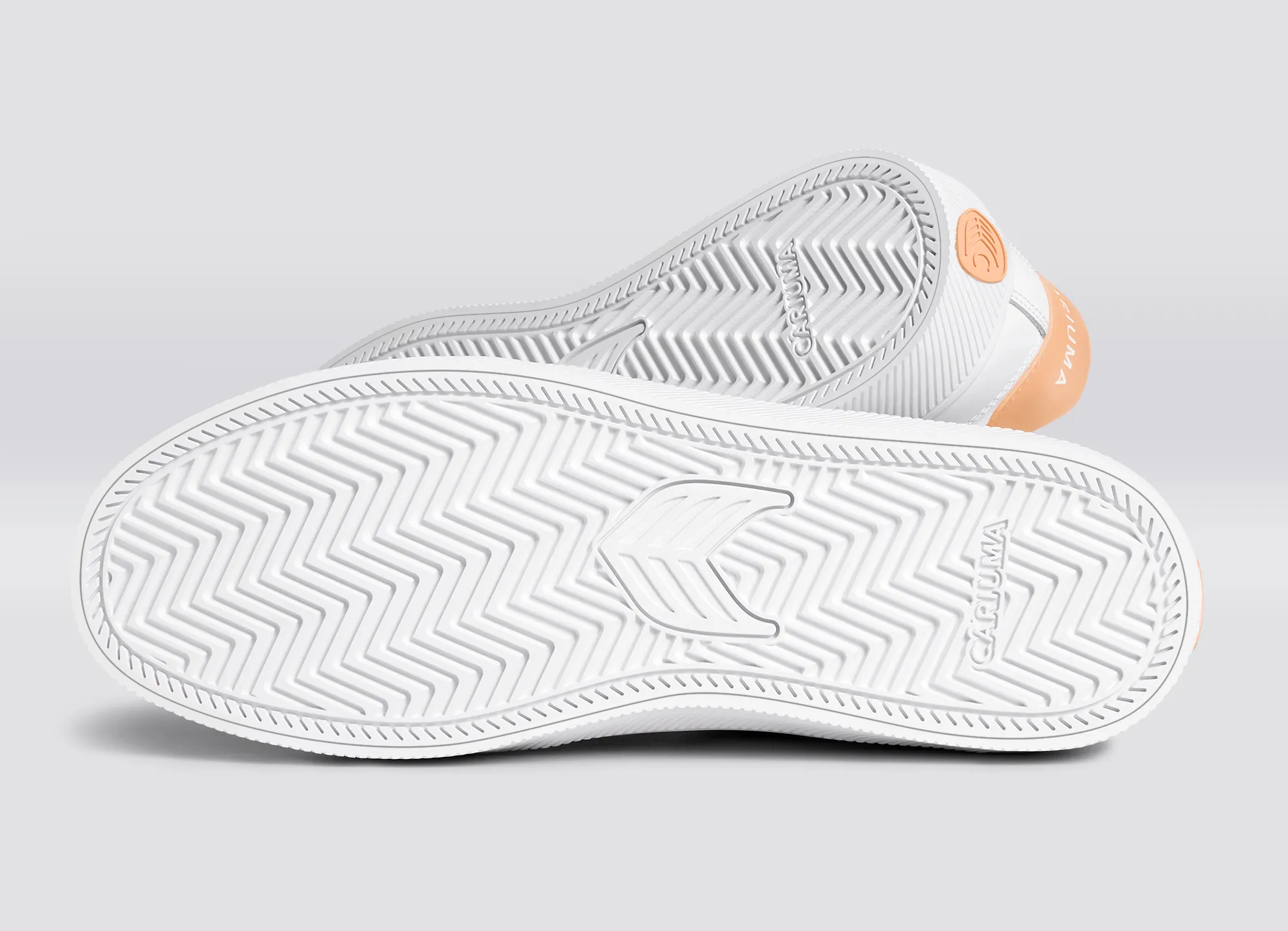 PANTONE SALVAS Leather White Peach Fuzz Logo sold by Cariuma product image thumbnail 5