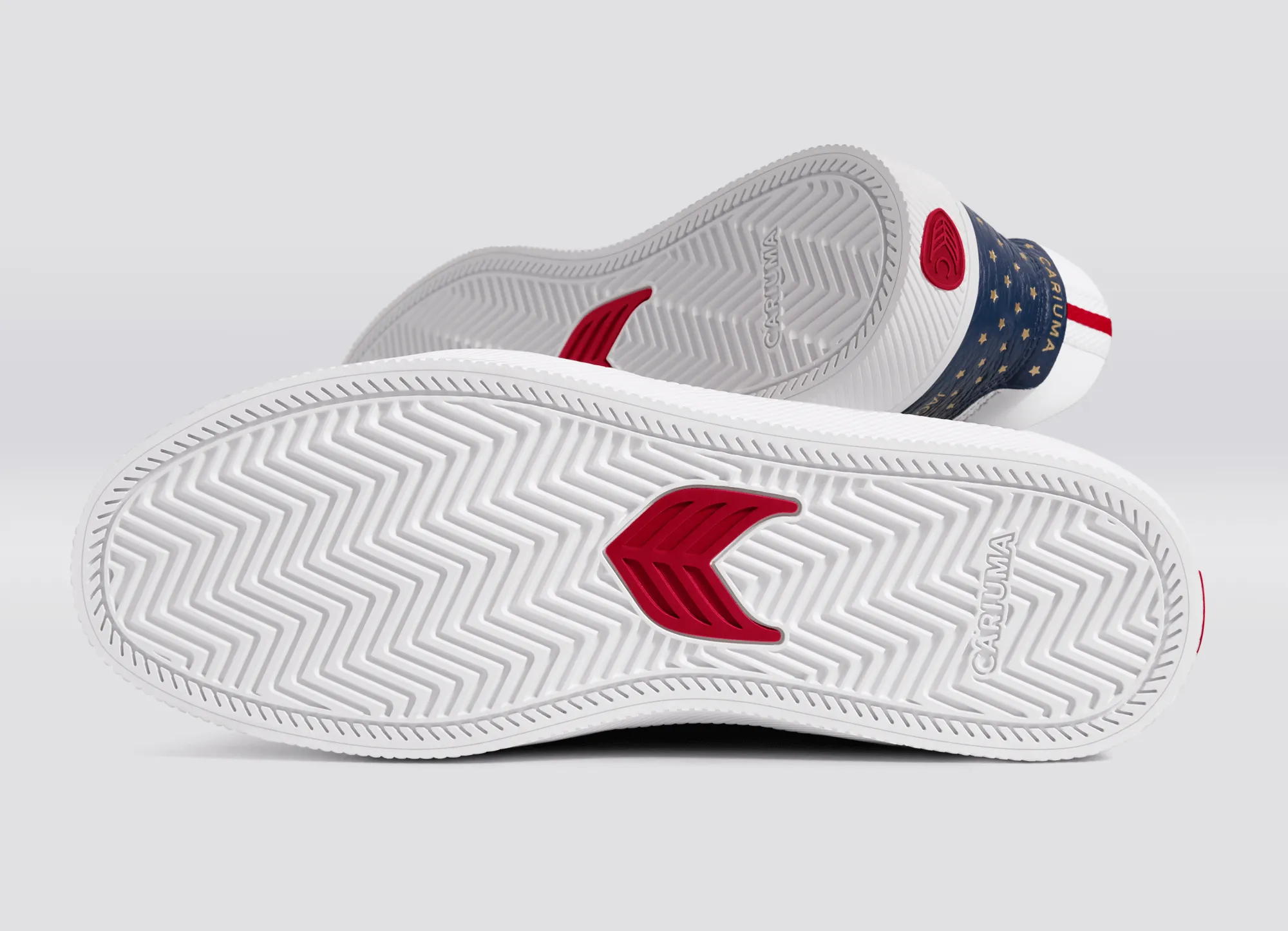 VALLELY PRO Jagger 2024 White Leather Blue Accents Red Logo Sneaker Men sold by Cariuma product image thumbnail 5