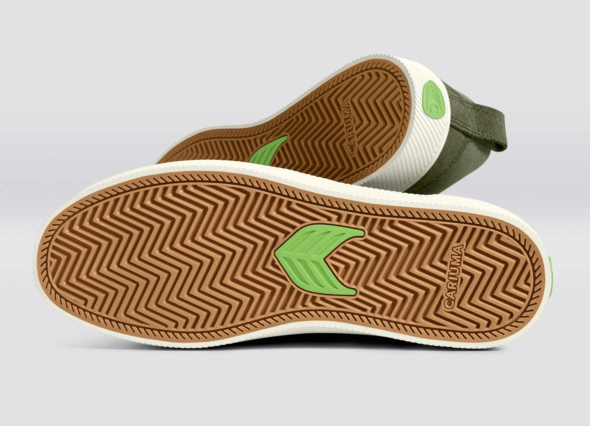 SLIP-ON PRO Bronze Green Suede Deep Lichen Green Canvas Dark Green Logo Sneaker Men sold by Cariuma product image thumbnail 5