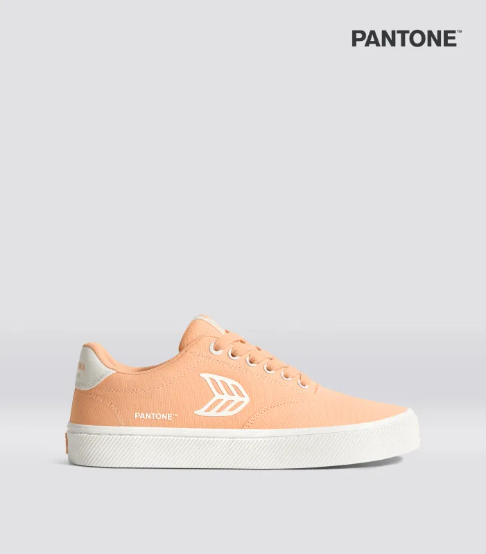 NAIOCA Canvas Pantone Peach Fuzz Off-White Logo sold by Cariuma