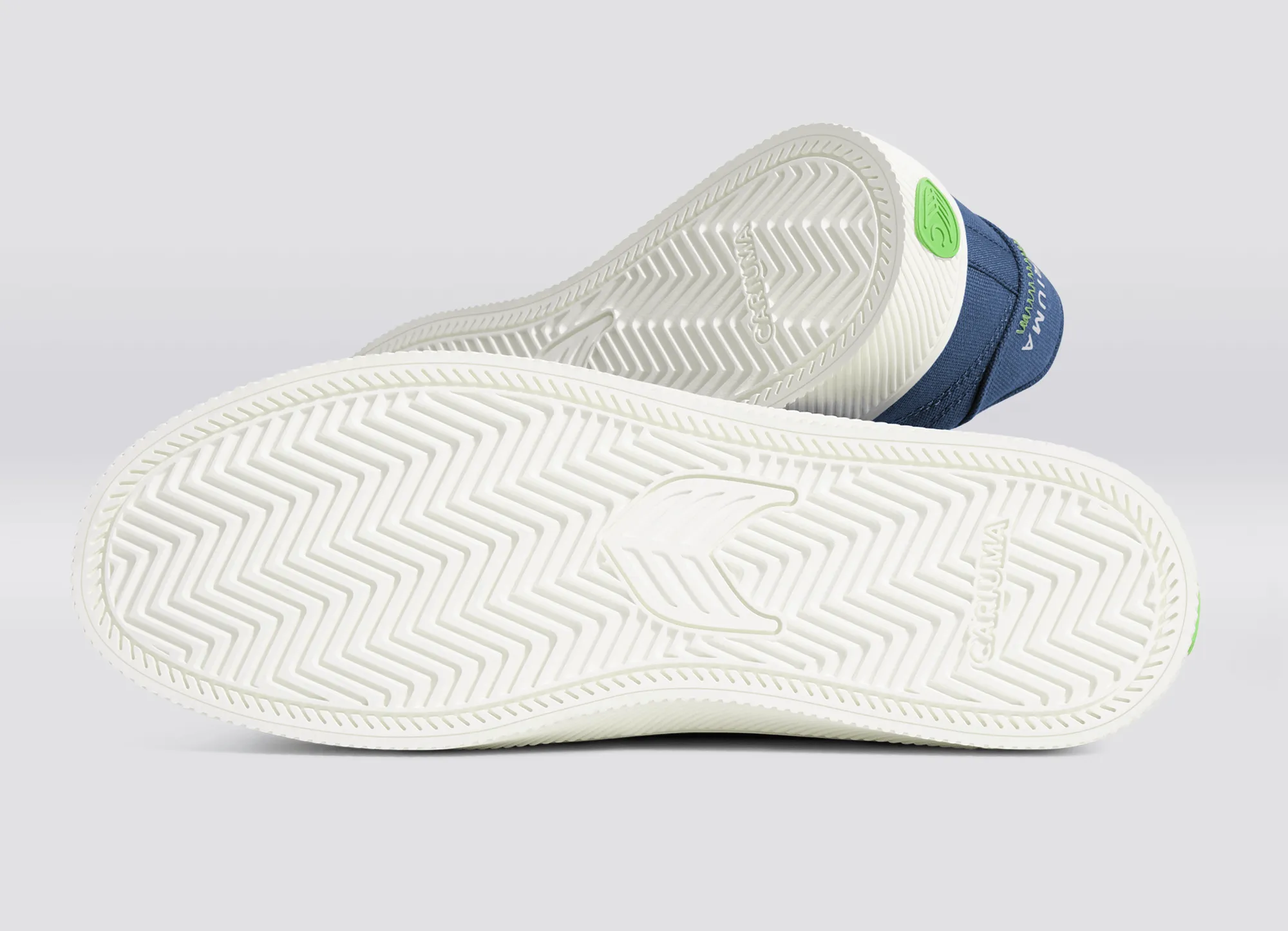 NAIOCA Canvas Shadow Blue Canvas Ivory Logo sold by Cariuma product image thumbnail 5