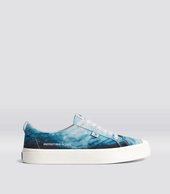 OCA Canvas Ocean Day Light Blue Waves Print made by Cariuma