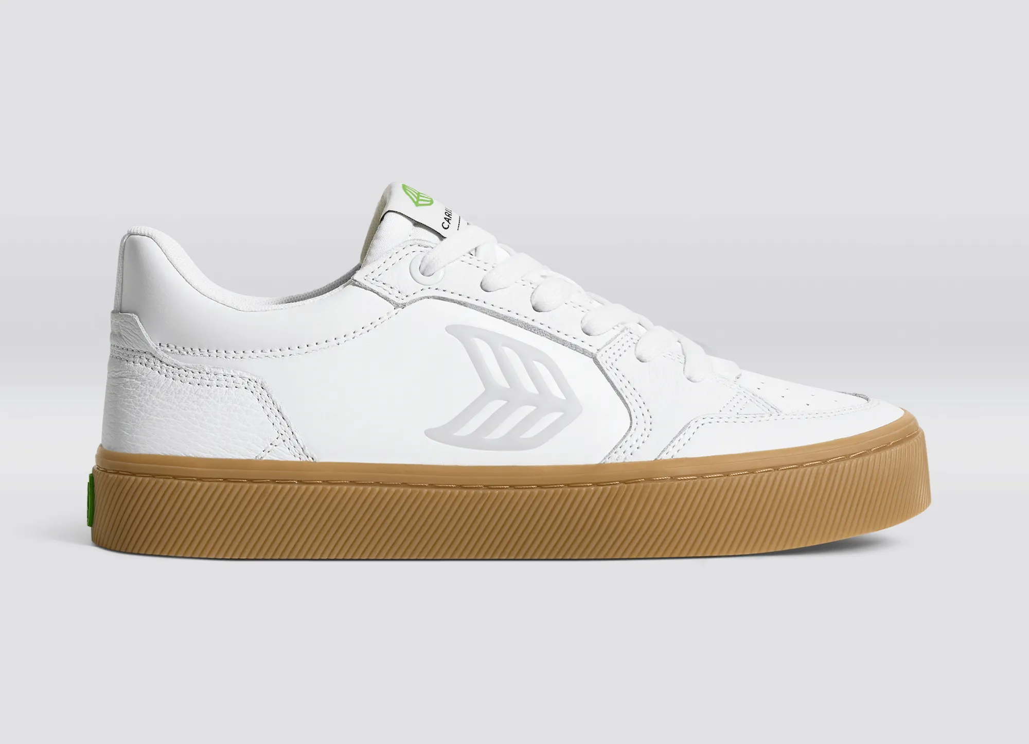 VALLELY Leather Gum White Ice Logo sold by Cariuma product image thumbnail 3