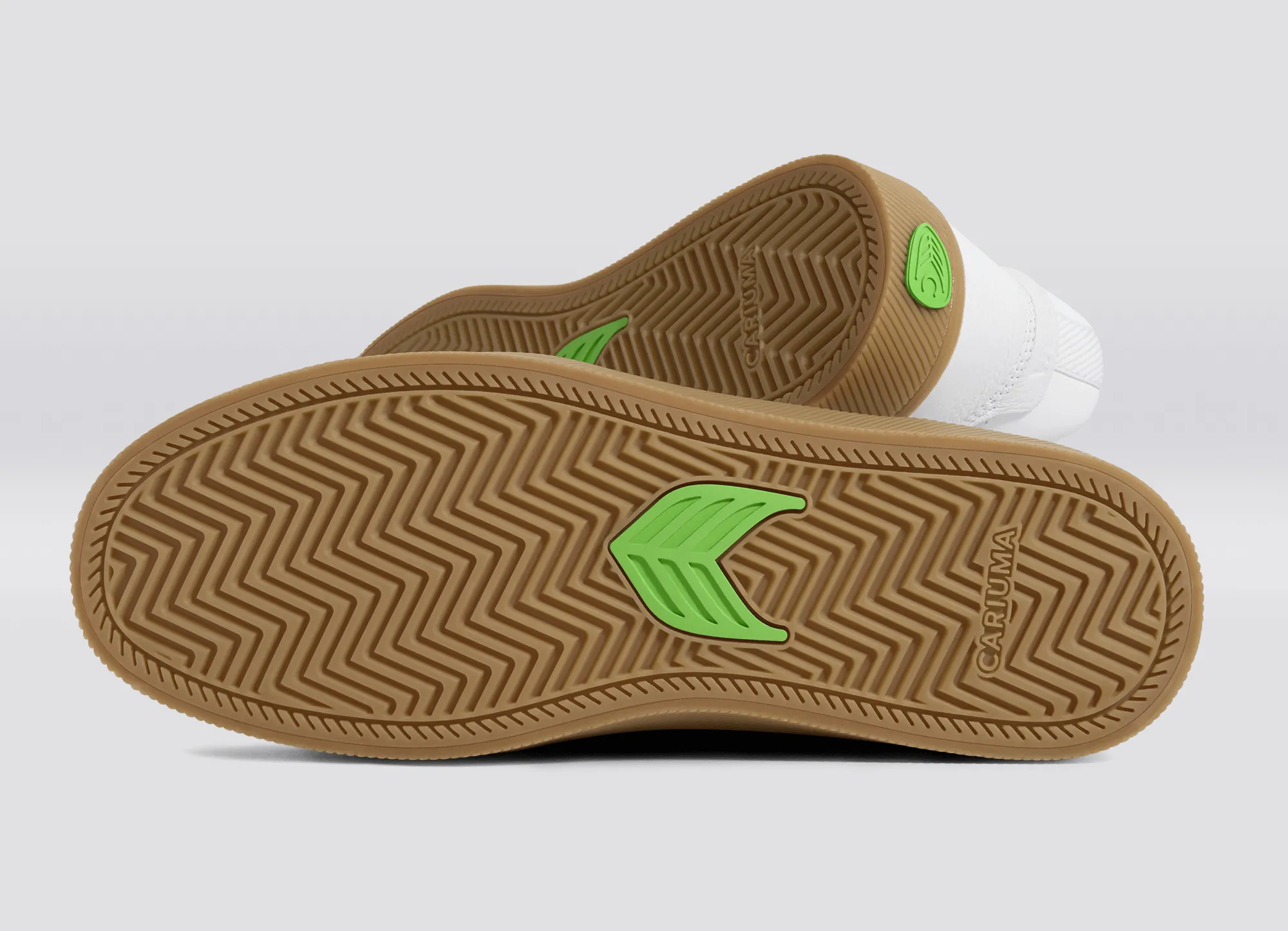 VALLELY Leather Gum White Ice Logo sold by Cariuma product image thumbnail 5