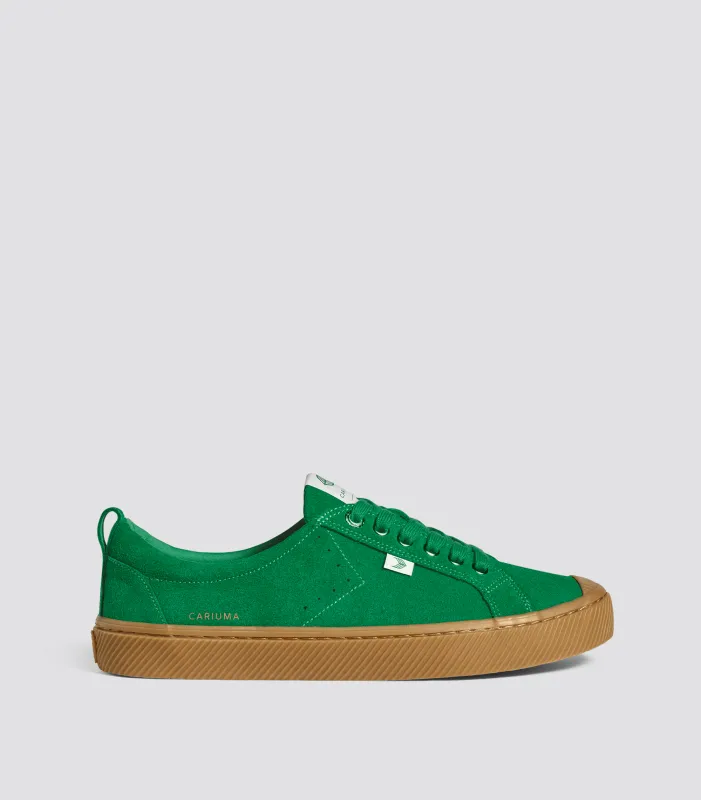OCA Suede Gum Fern Green made by Cariuma