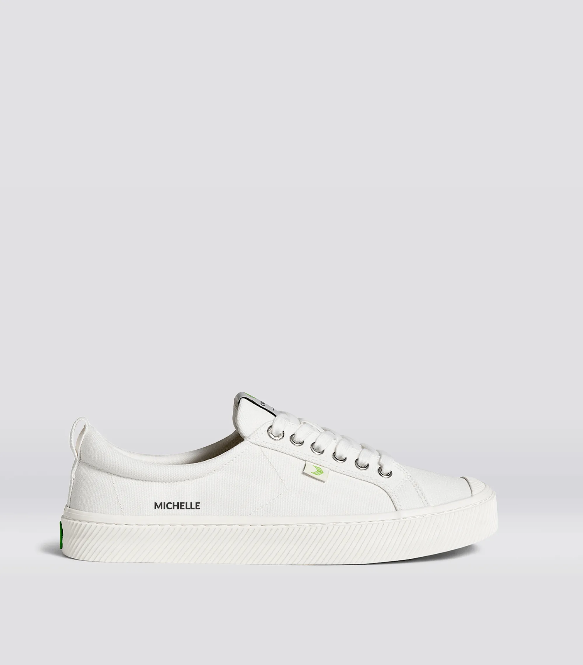 CUSTOM OCA Low Off-White Canvas Sneaker Women sold by Cariuma product image thumbnail 2