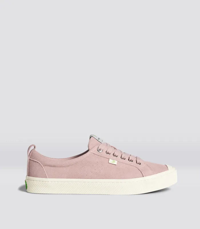 OCA Low Rose Suede Sneaker Women sold by Cariuma