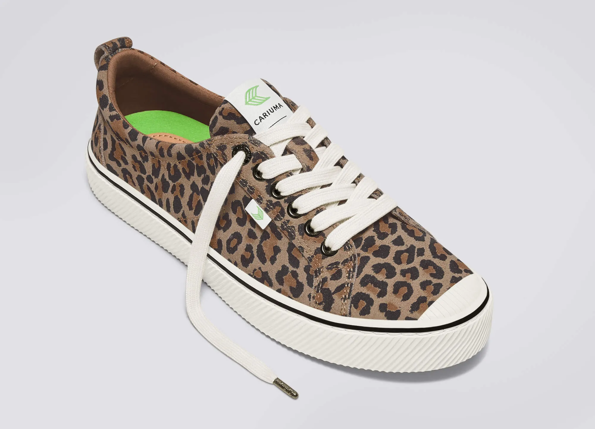 OCA Low Stripe Leopard Print Suede Sneaker Women sold by Cariuma product image thumbnail 5