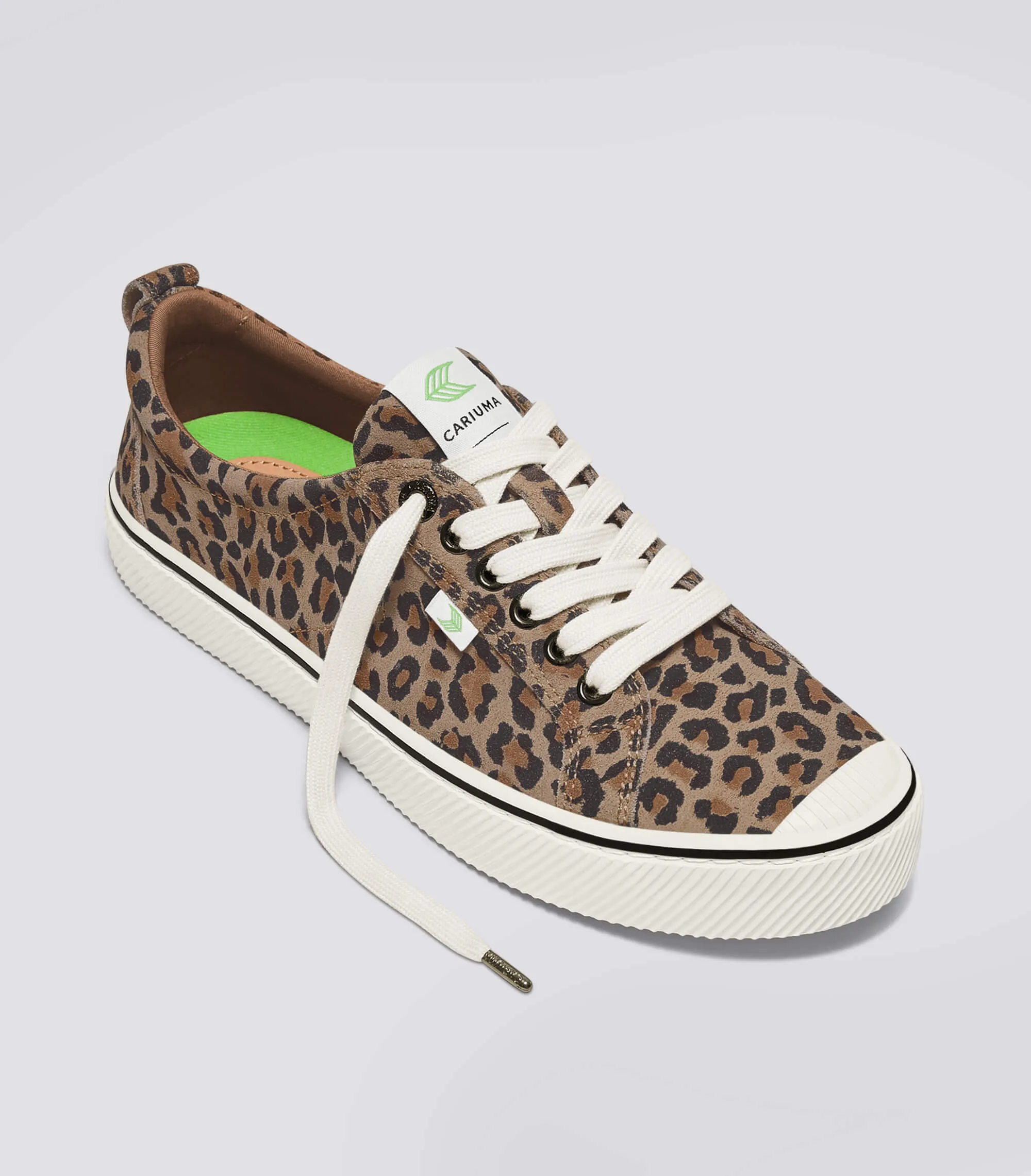 OCA Low Stripe Leopard Print Suede Sneaker Women sold by Cariuma product image thumbnail 2