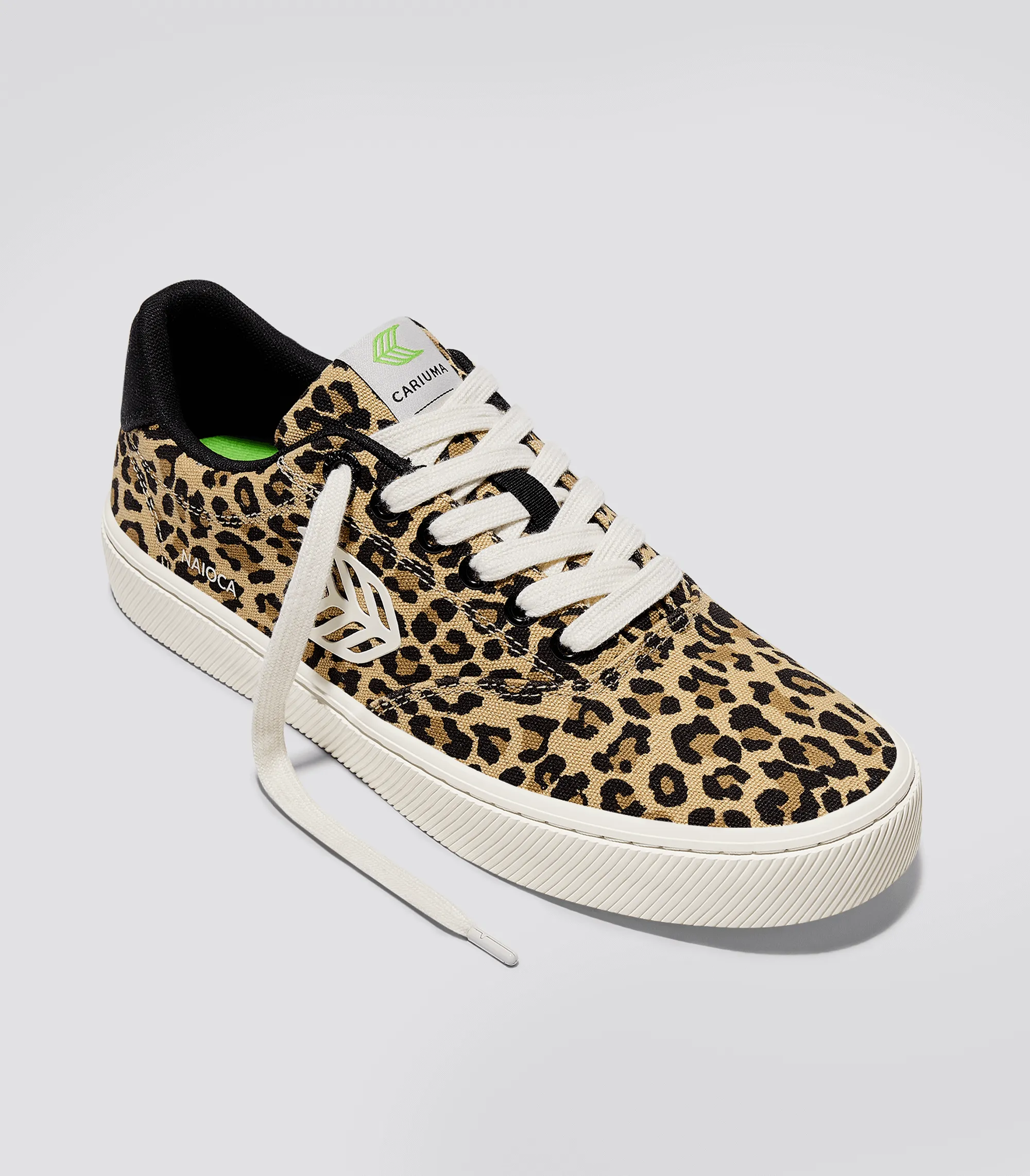 NAIOCA Leopard Print Canvas Sneaker Women sold by Cariuma product image thumbnail 2