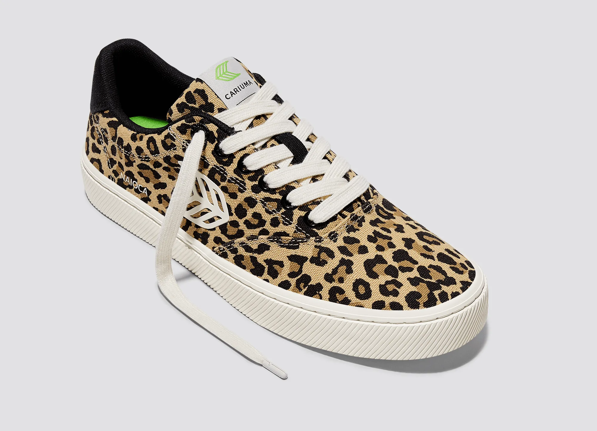 NAIOCA Leopard Print Canvas Sneaker Women sold by Cariuma product image thumbnail 4