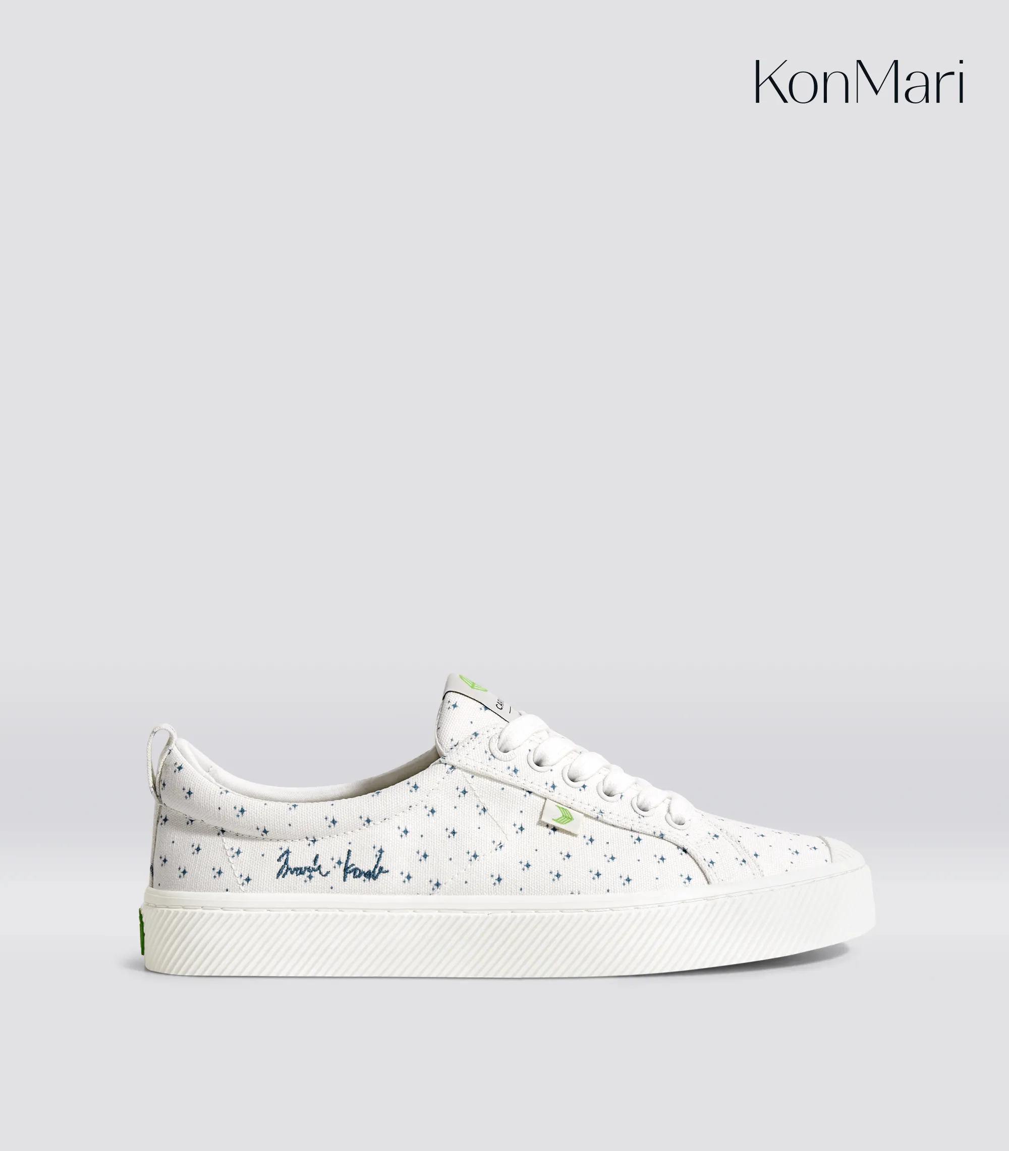 Marie Kondo OCA Low Off White Canvas Sneaker Men sold by Cariuma
