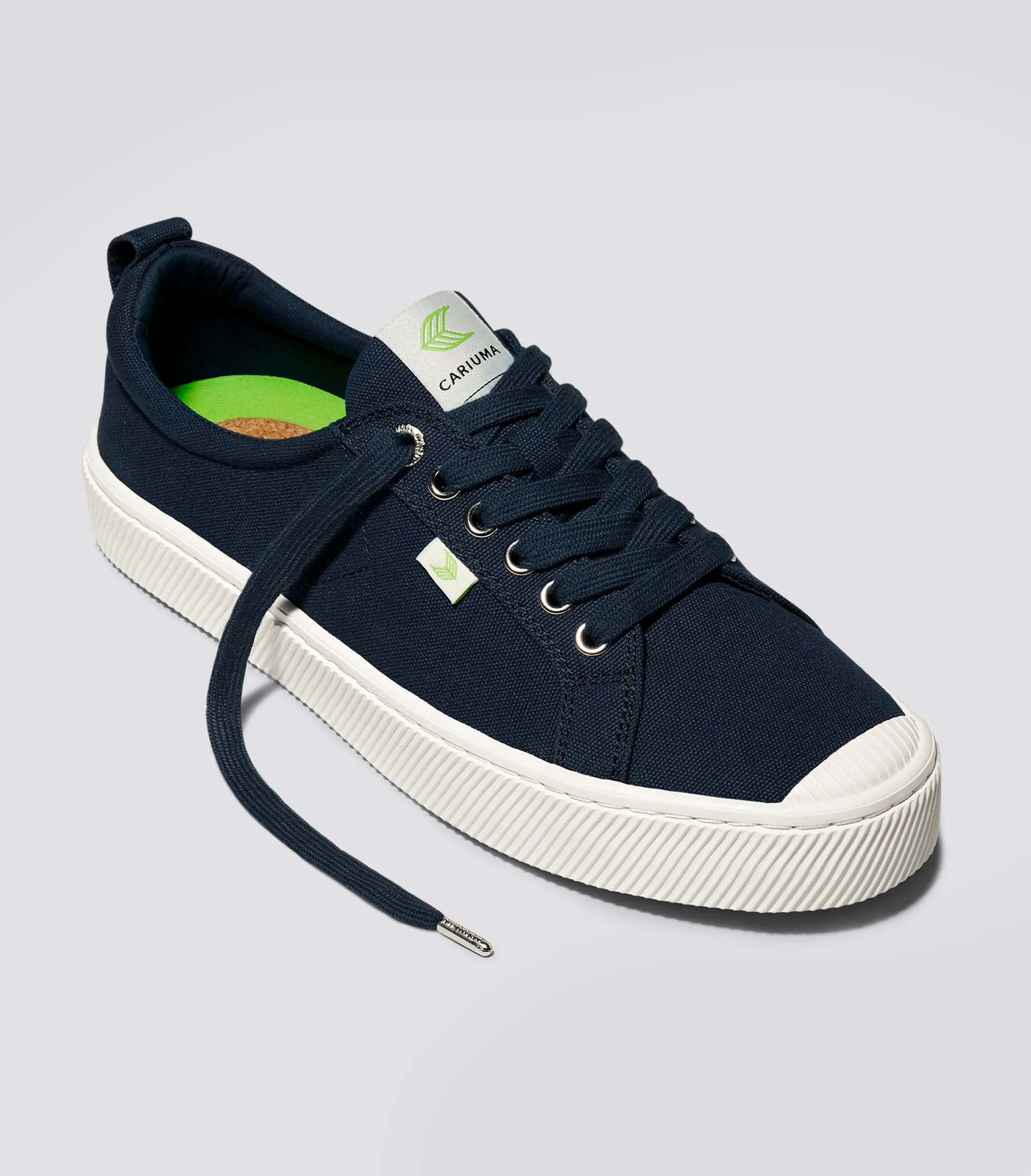 OCA Low Navy Canvas Sneaker Women sold by Cariuma product image thumbnail 2