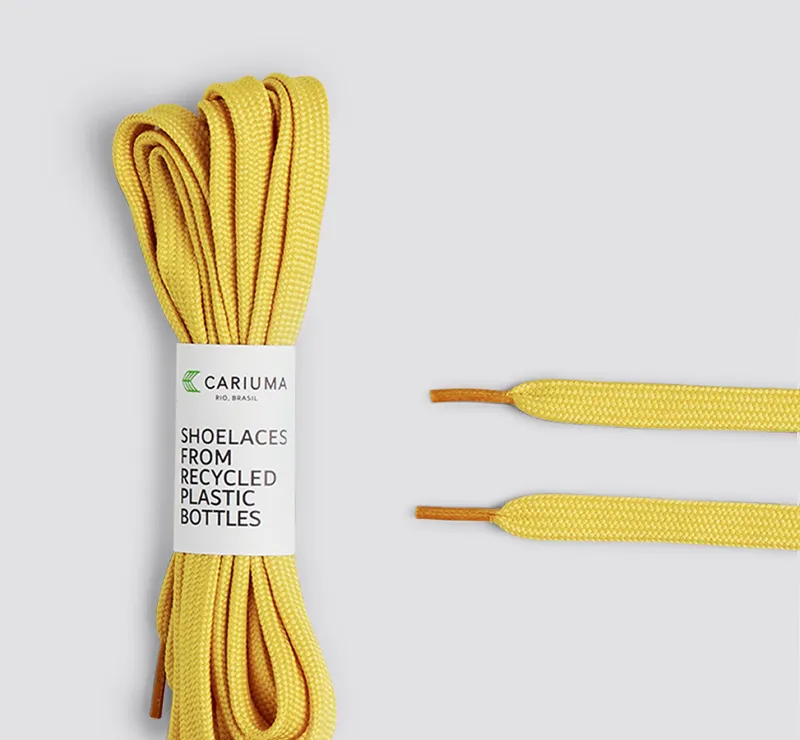 Shoe Lace IBI Sun Yellow with Sun Yellow tip sold by Cariuma