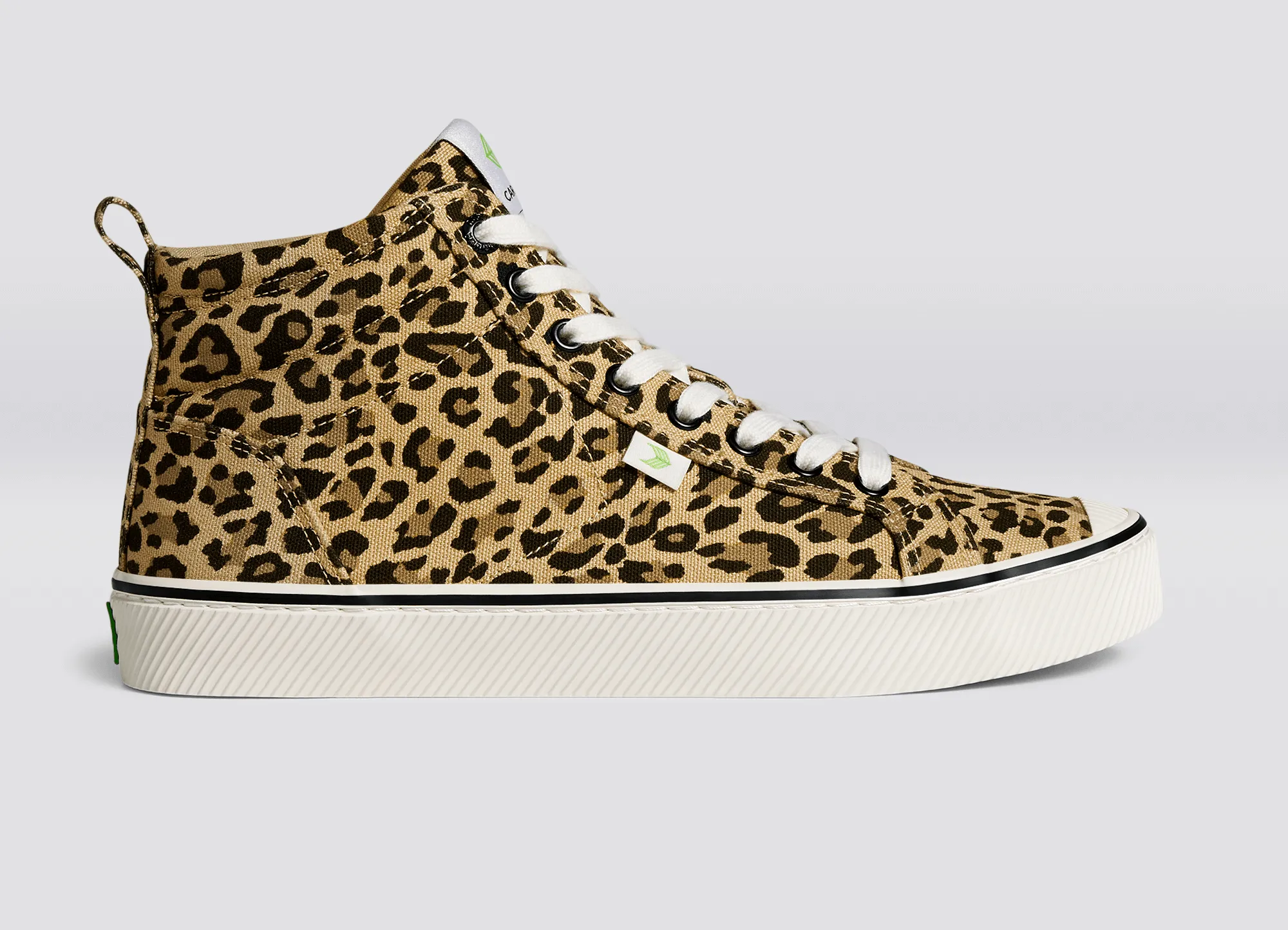 OCA High Stripe Leopard Print Canvas Sneaker Women sold by Cariuma product image thumbnail 3