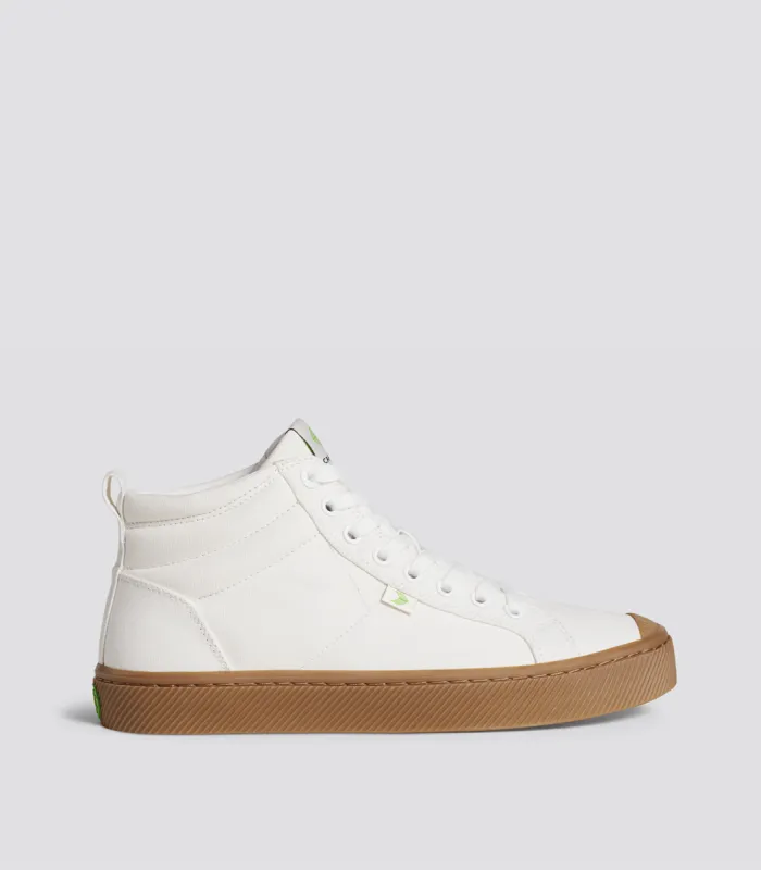 OCA High Gum Off-White Canvas Sneaker Men sold by Cariuma