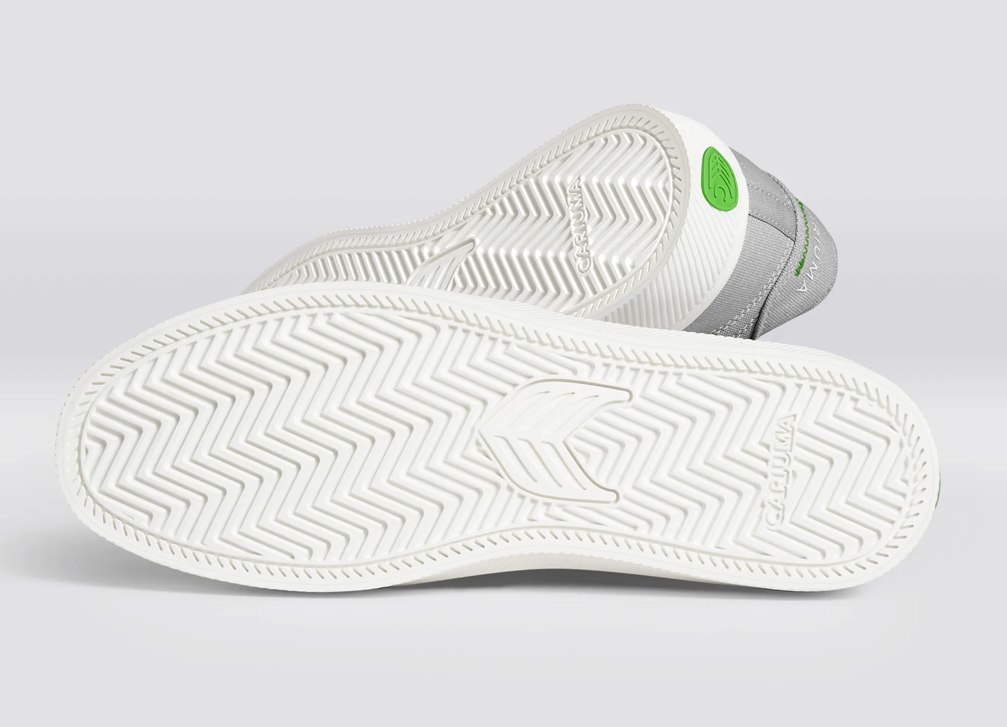 NAIOCA Canvas Light Grey Canvas Off-White Logo Sneaker Women sold by Cariuma product image thumbnail 5