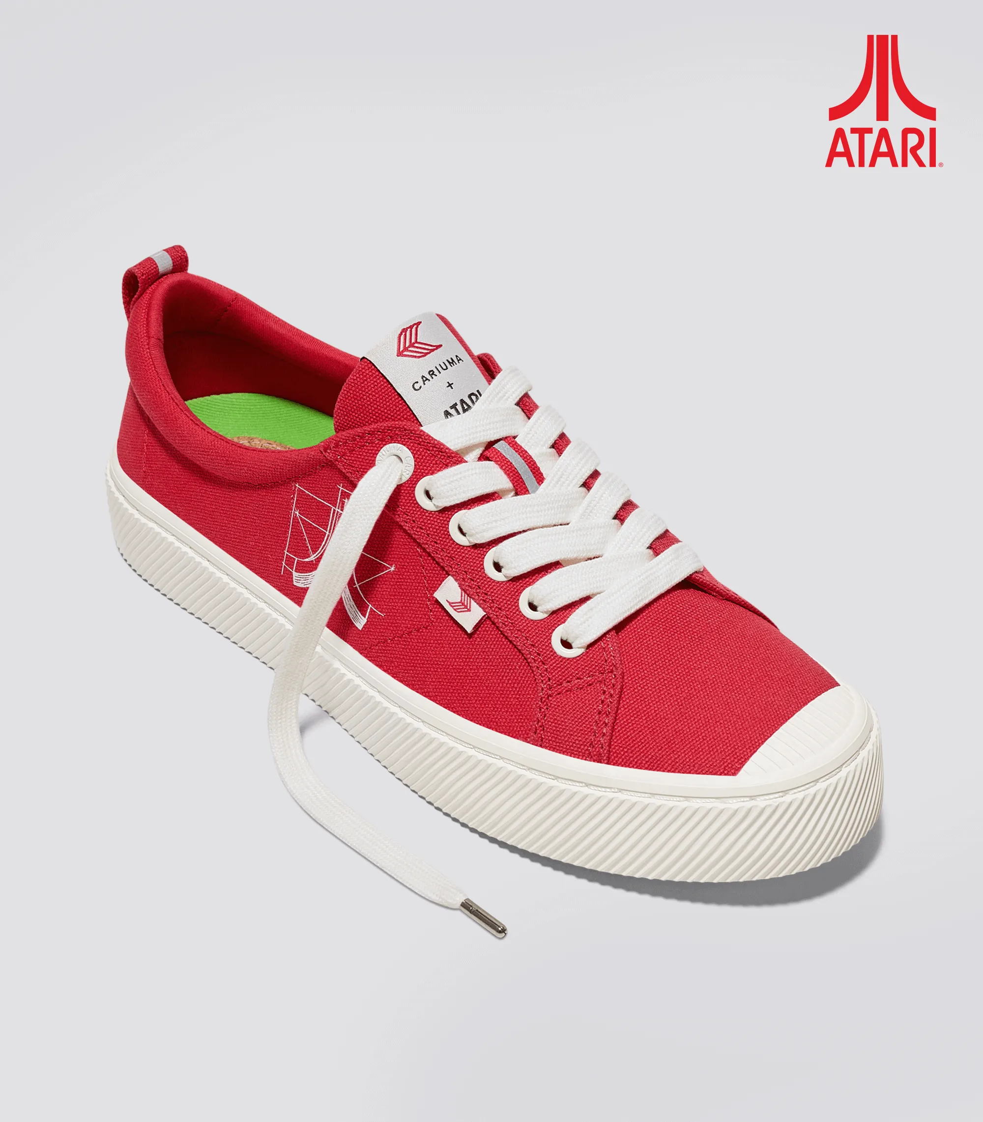 OCA Low ATARI Red Canvas Sneaker Women sold by Cariuma product image thumbnail 2