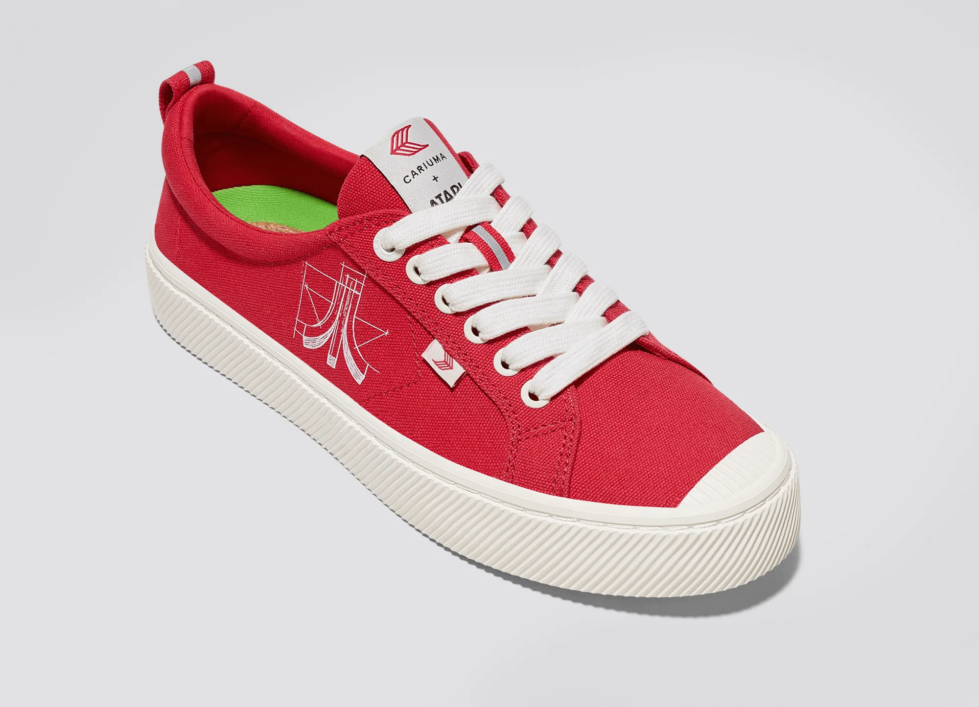 OCA Low ATARI Red Canvas Sneaker Women sold by Cariuma product image thumbnail 4