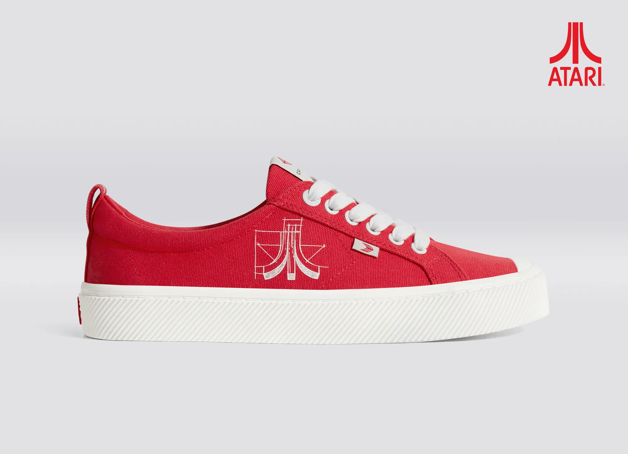 OCA Low ATARI Red Canvas Sneaker Women sold by Cariuma product image thumbnail 3