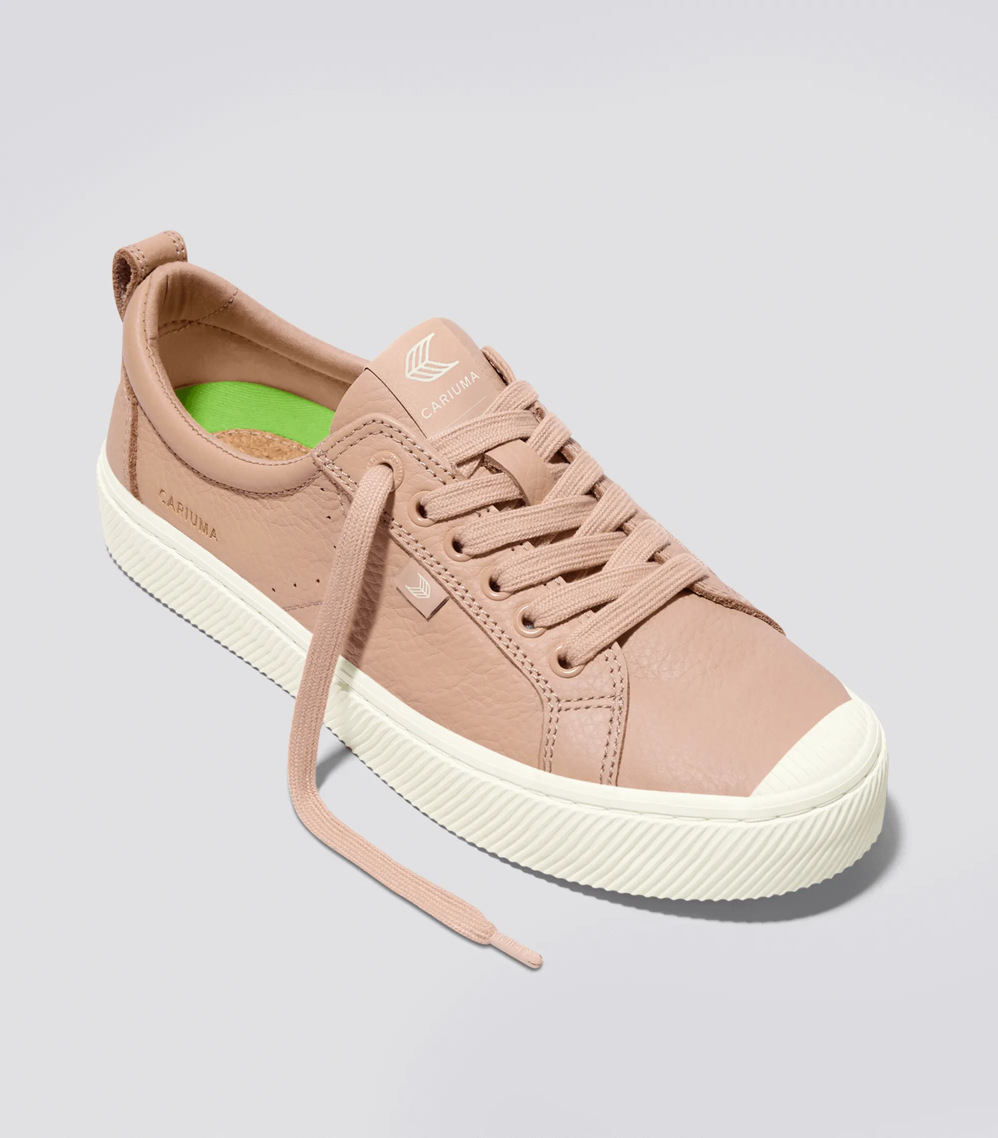OCA Low Beige Premium Leather Sneaker Men sold by Cariuma product image thumbnail 2