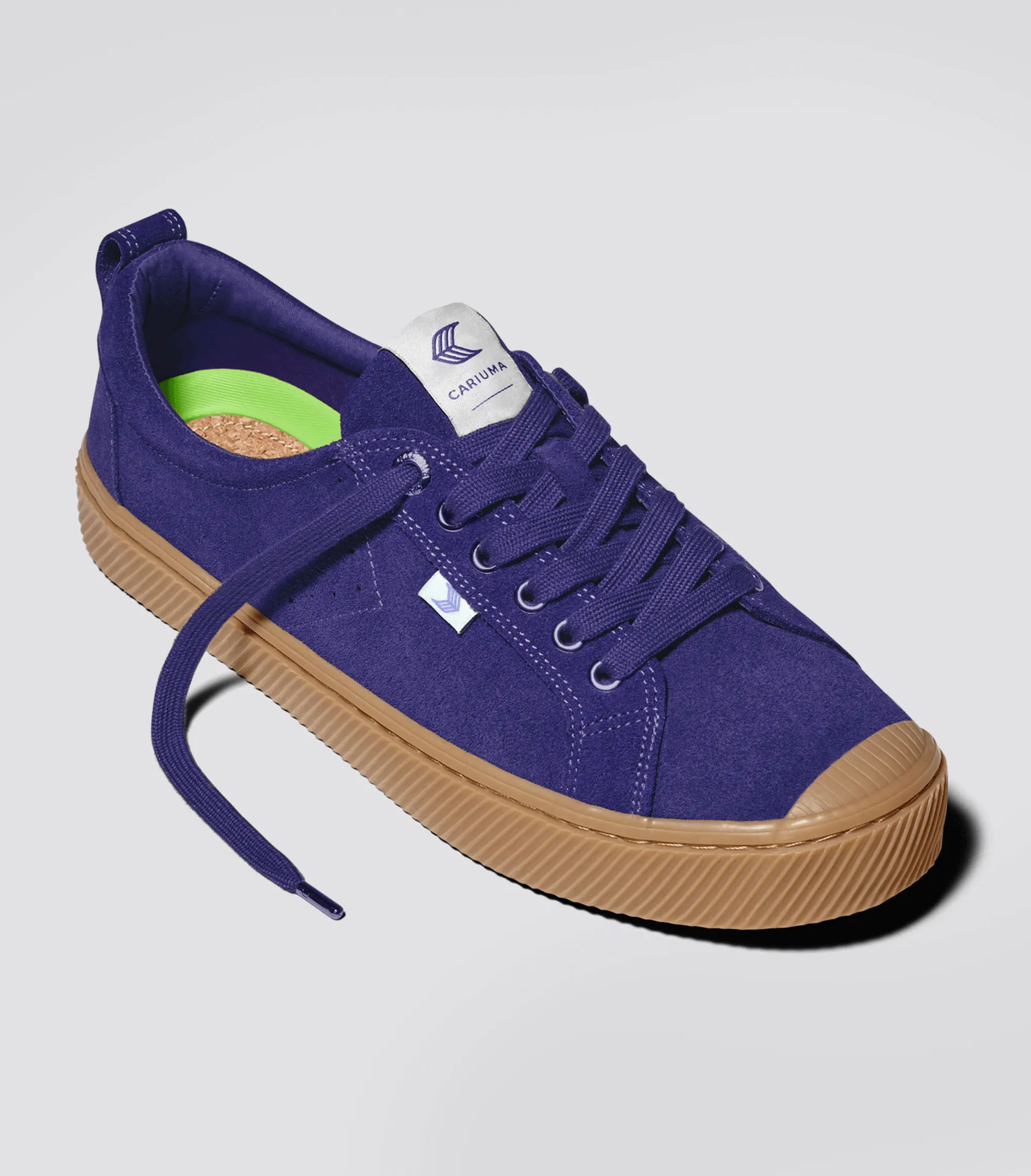 OCA Low Gum Liberty Purple Suede Sneaker Women sold by Cariuma product image thumbnail 2