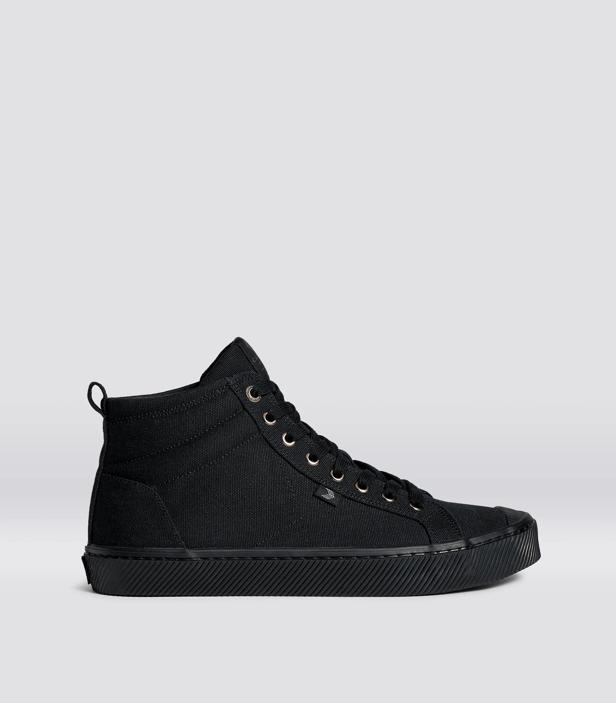 OCA High All Black Canvas Sneaker Men sold by Cariuma