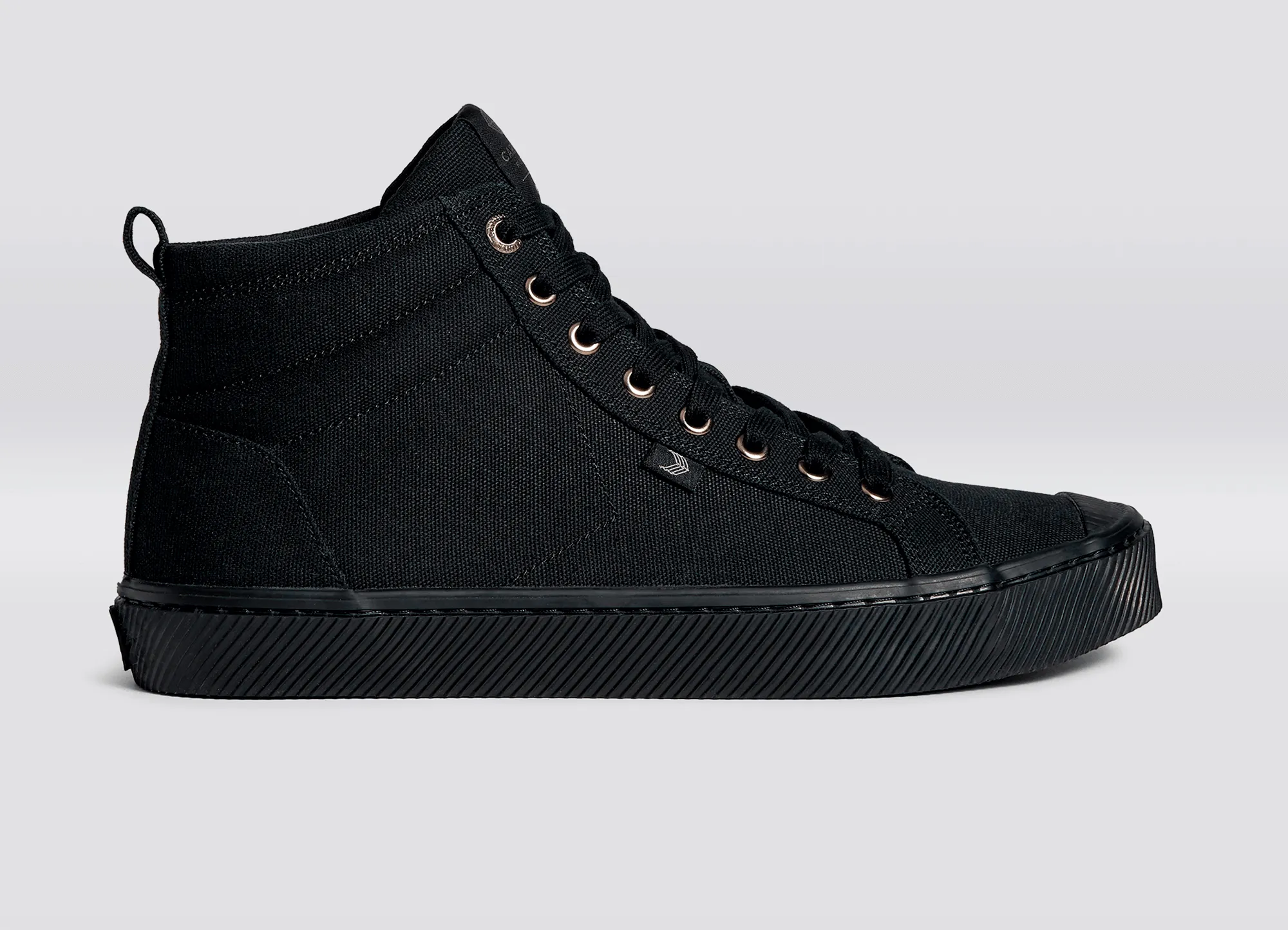 OCA High All Black Canvas Sneaker Men sold by Cariuma product image thumbnail 3
