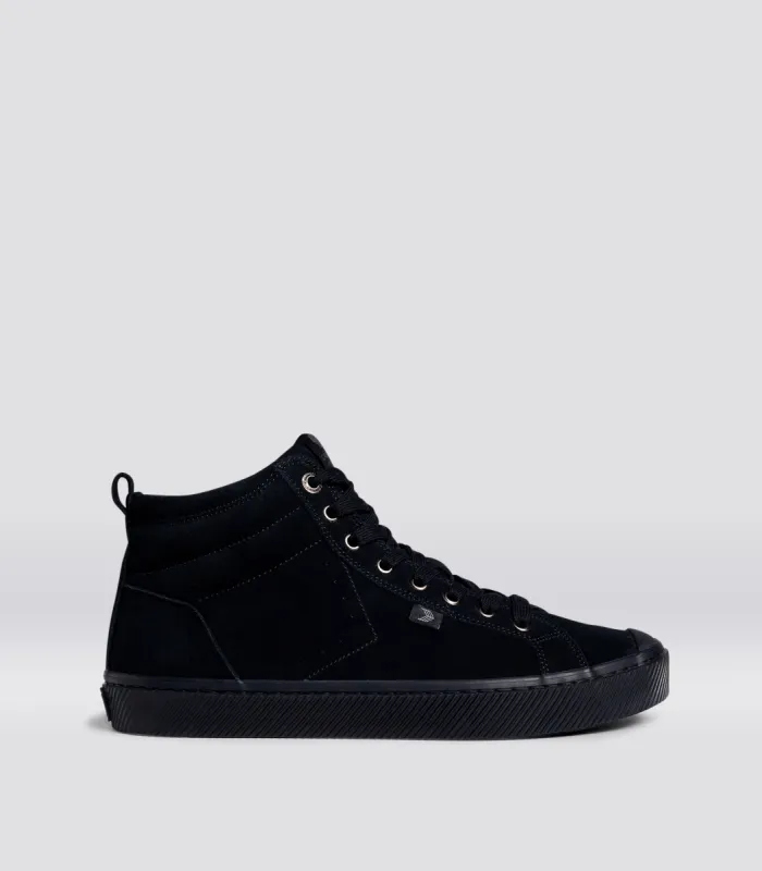 OCA High All Black Suede Sneaker Men sold by Cariuma
