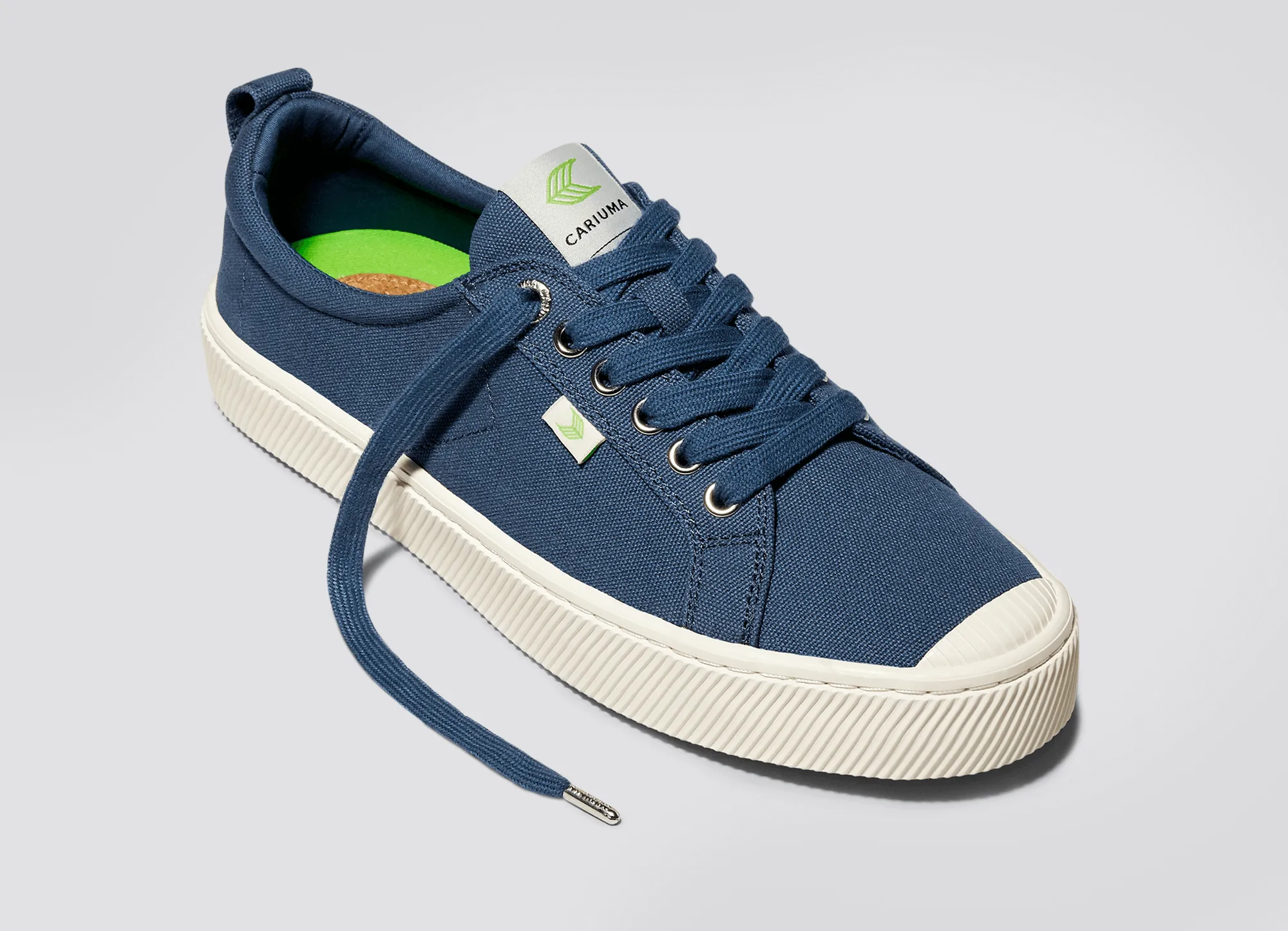 OCA Low Shadow Blue Canvas Sneaker Women sold by Cariuma product image thumbnail 4
