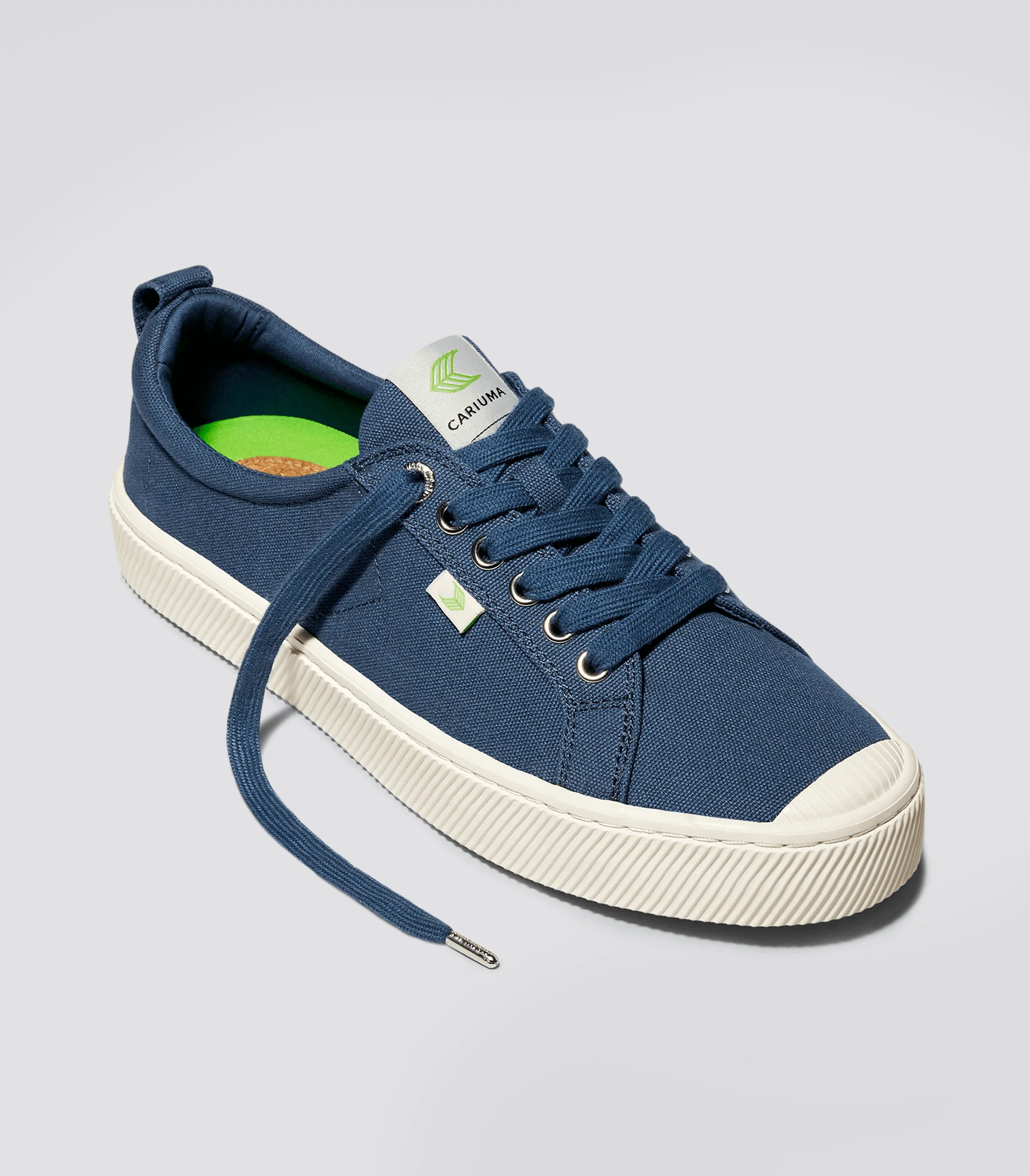 OCA Low Shadow Blue Canvas Sneaker Women sold by Cariuma product image thumbnail 2