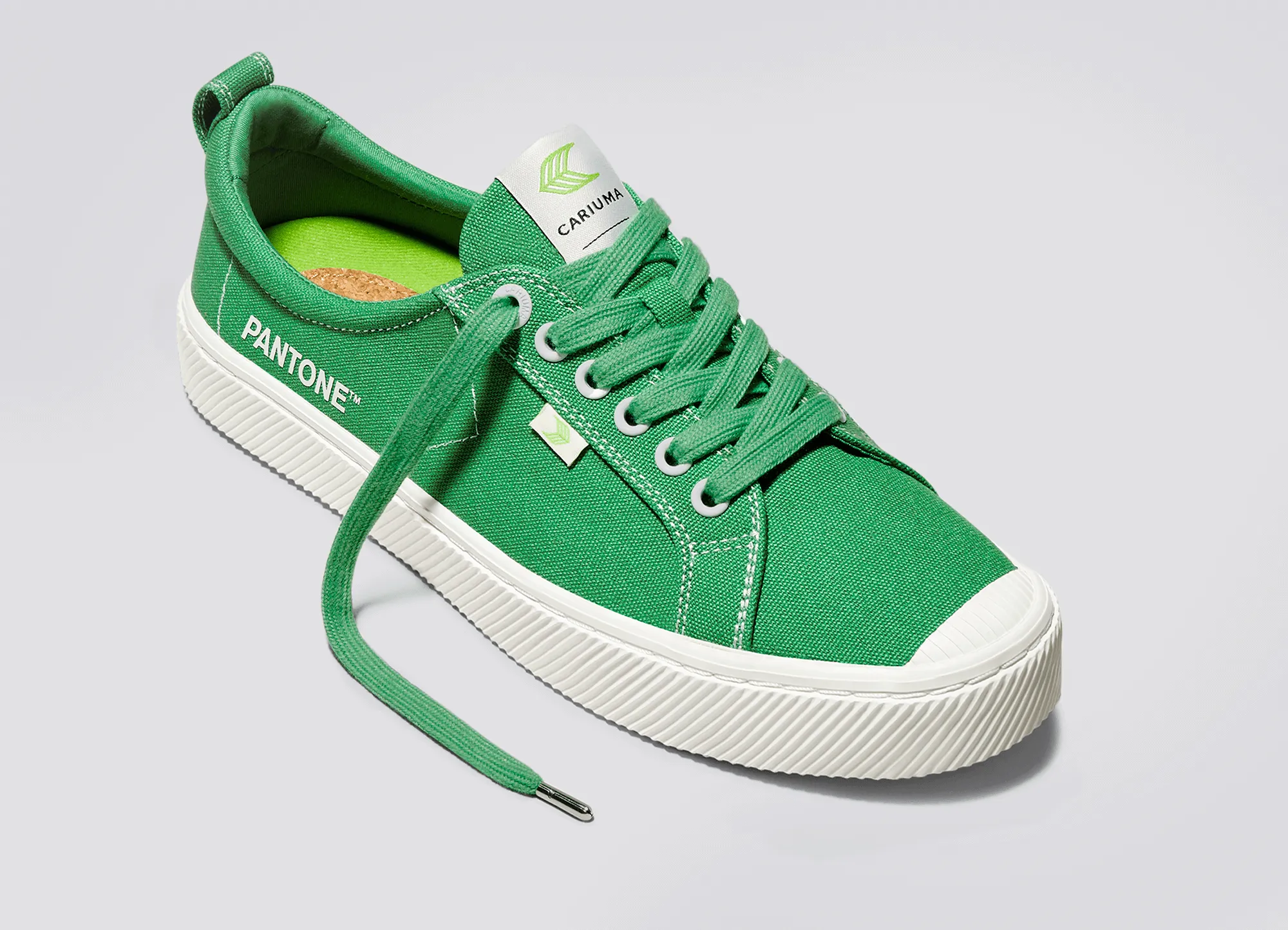 OCA Low Pantone Greenbriar Canvas Contrast Thread Sneaker Men sold by Cariuma product image thumbnail 4