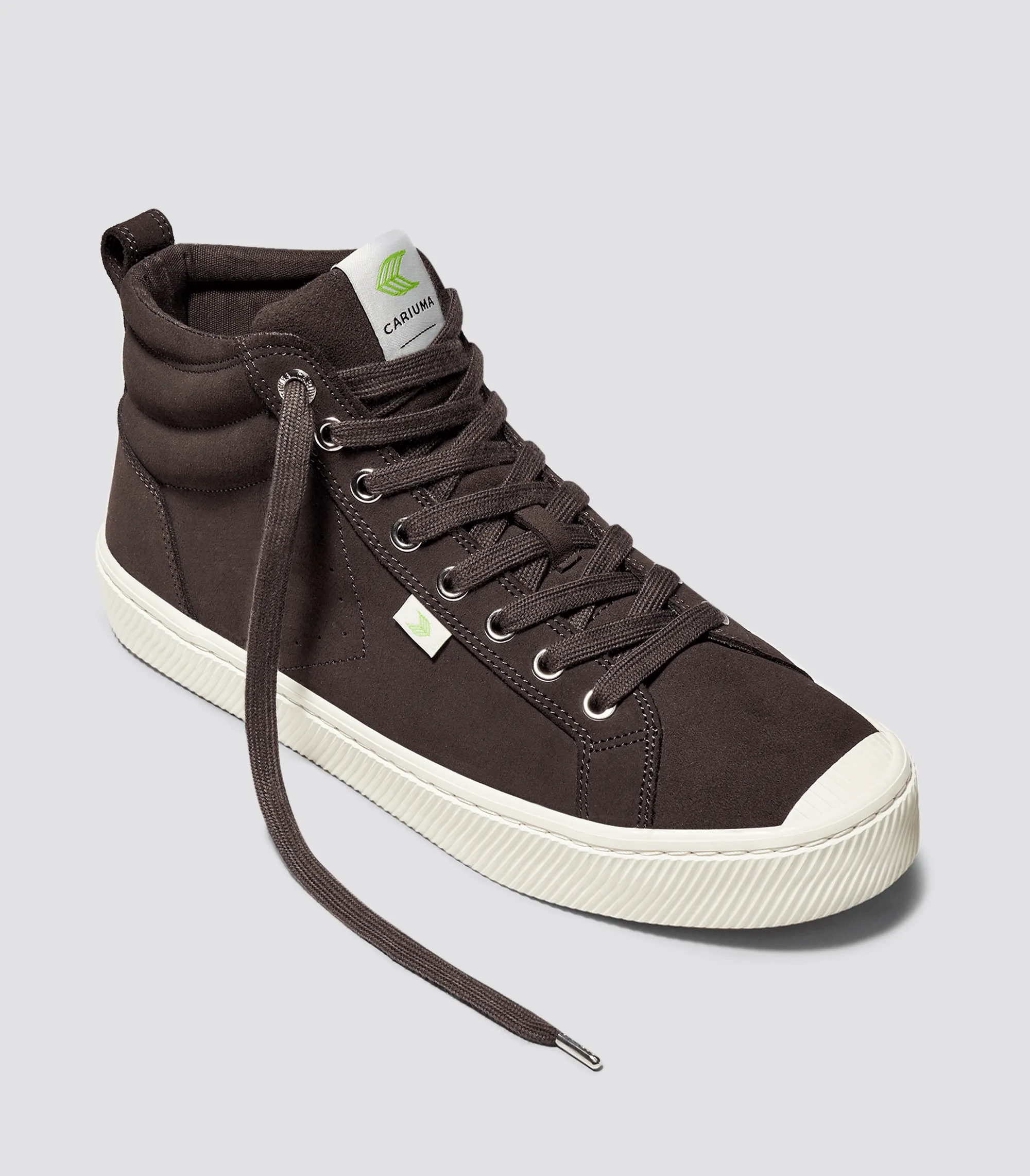 OCA High Dark Brown Suede Sneaker Women sold by Cariuma product image thumbnail 2