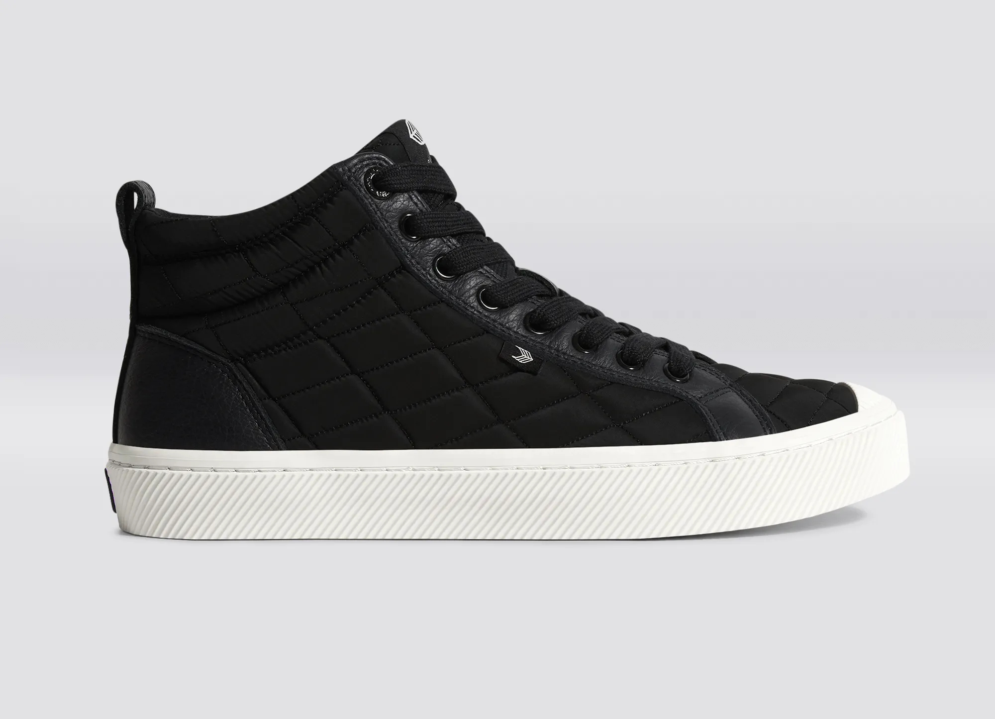 OCA High Quilt Black Premium Leather Sneaker Women sold by Cariuma product image thumbnail 3