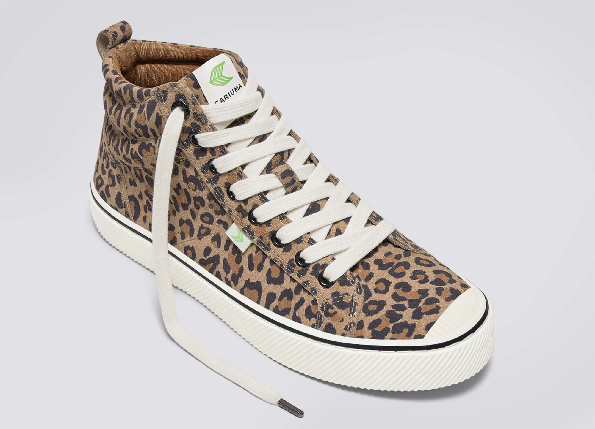 OCA High Stripe Leopard Print Suede Sneaker Women sold by Cariuma product image thumbnail 4
