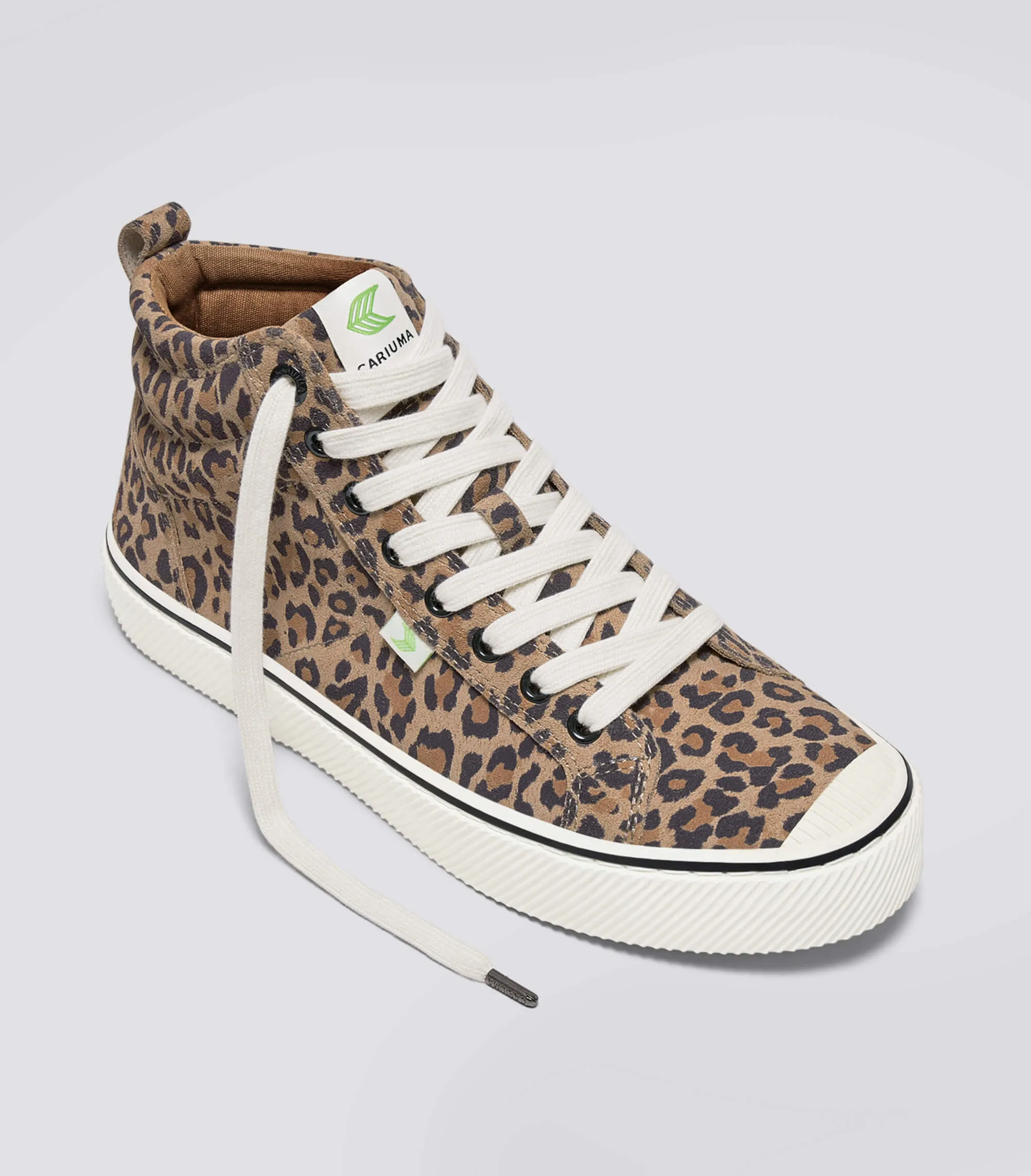 OCA High Stripe Leopard Print Suede Sneaker Women sold by Cariuma product image thumbnail 2