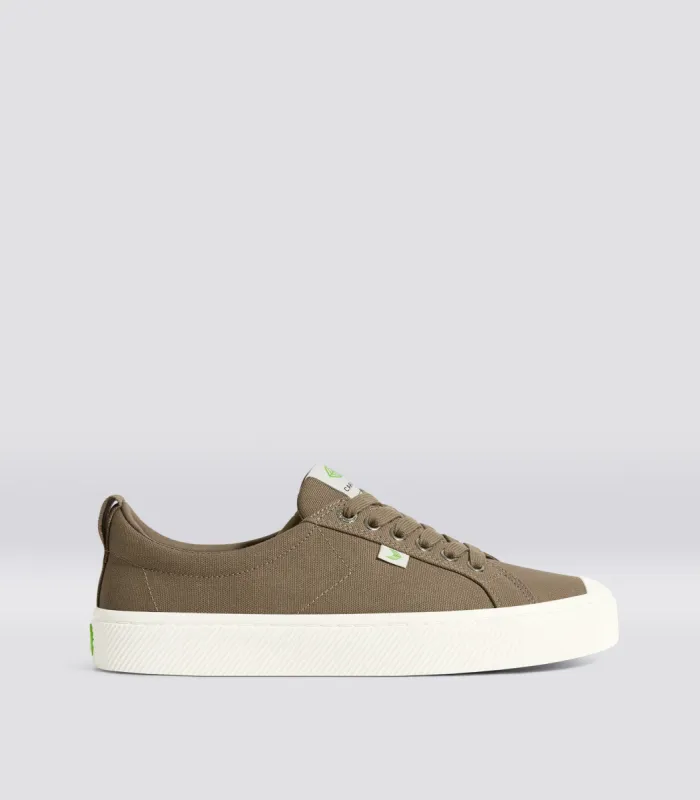 OCA Low Burnt Sand Canvas Sneaker Men sold by Cariuma