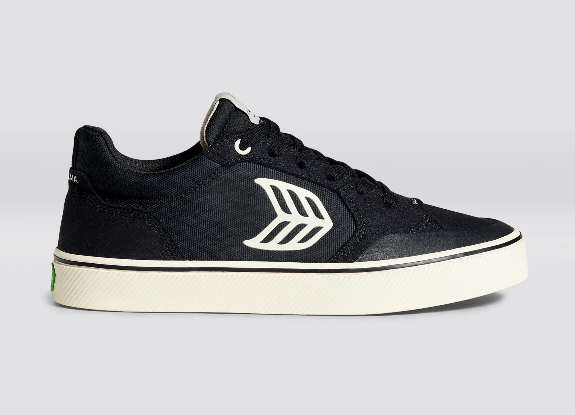 VALLELY PRO Black Suede and Cordura Ivory Logo Sneaker Men sold by Cariuma product image thumbnail 3