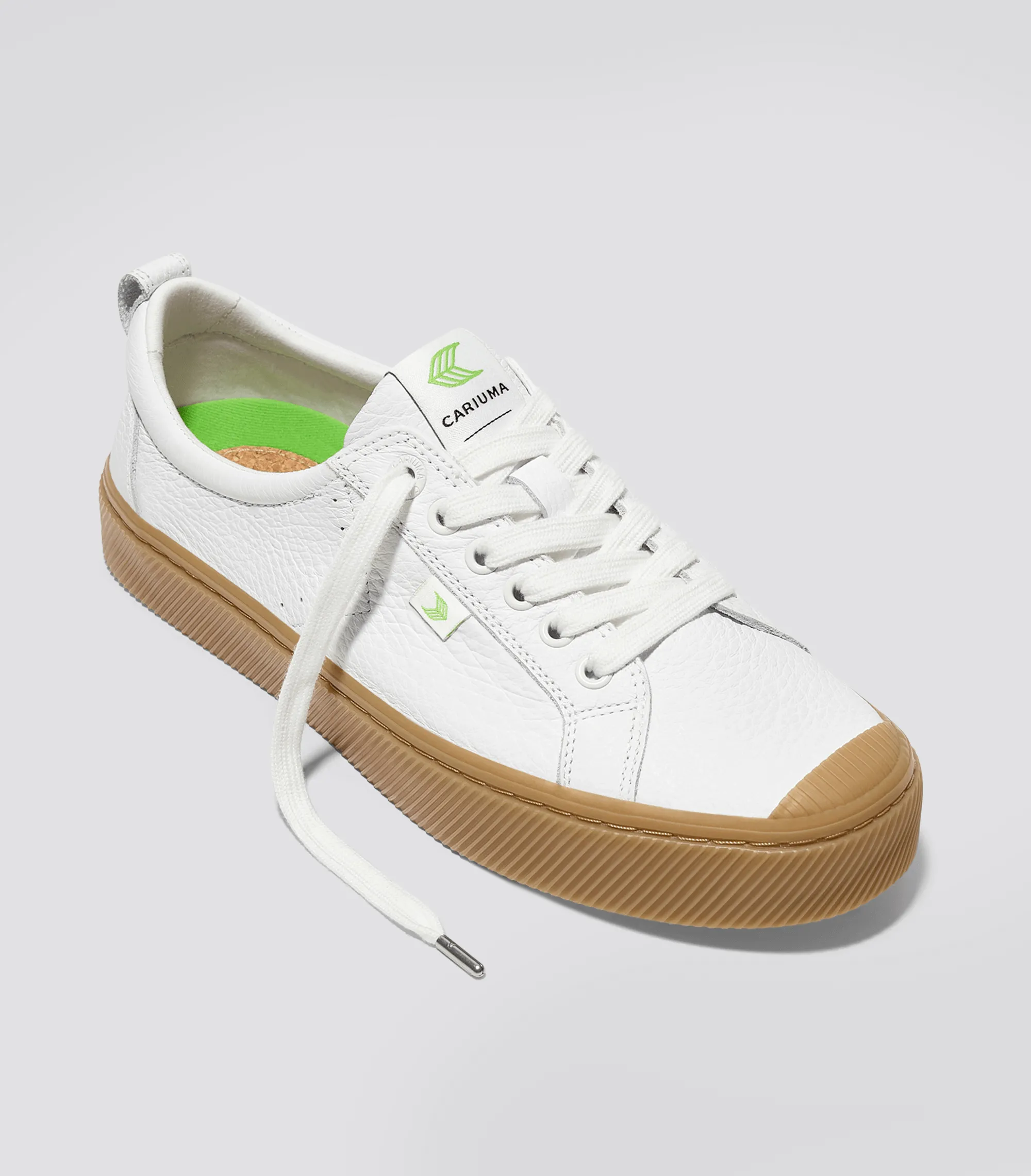 OCA Low Gum White Premium Leather Sneaker Women sold by Cariuma product image thumbnail 2