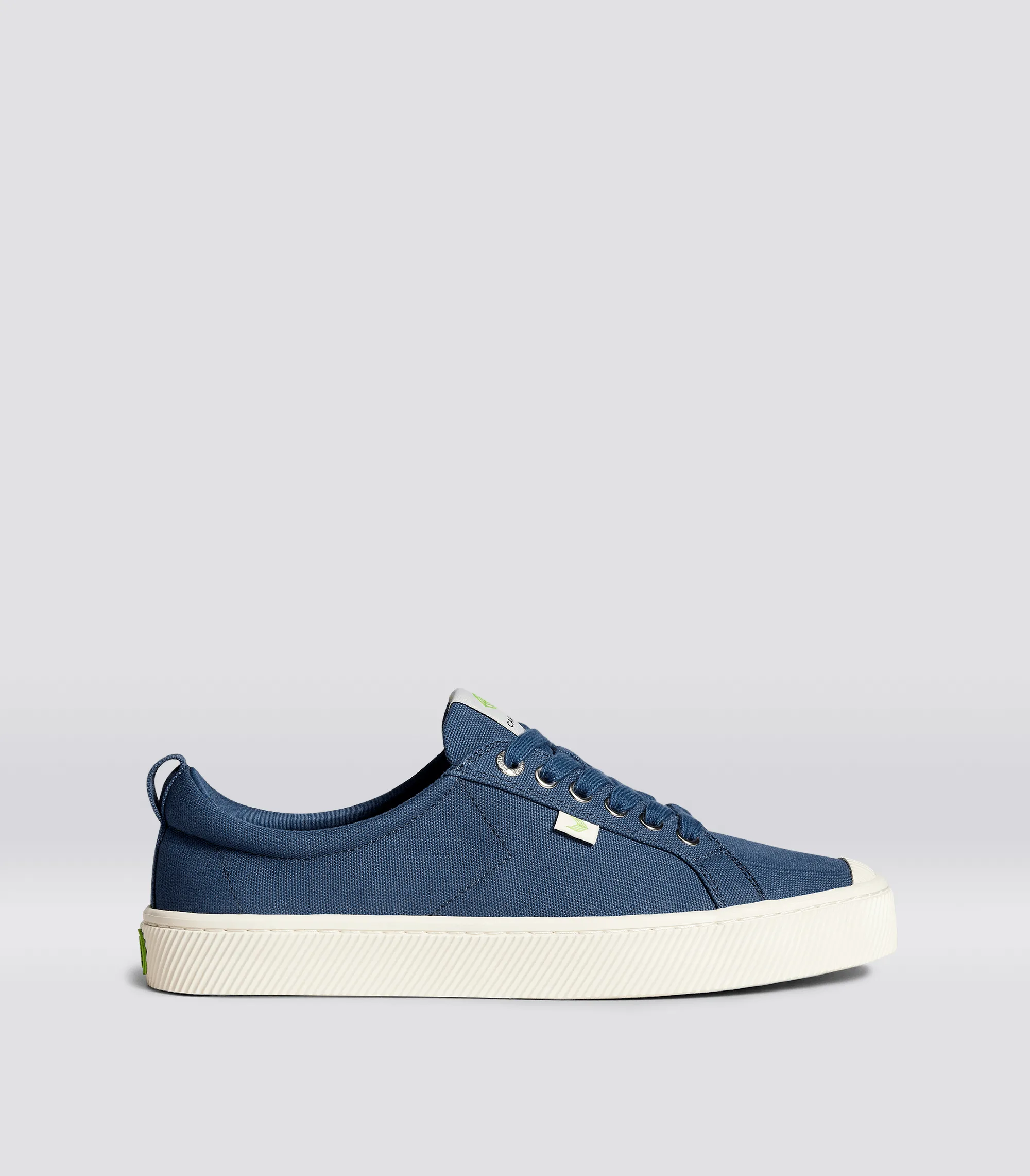 OCA Low Shadow Blue Canvas Sneaker Men sold by Cariuma