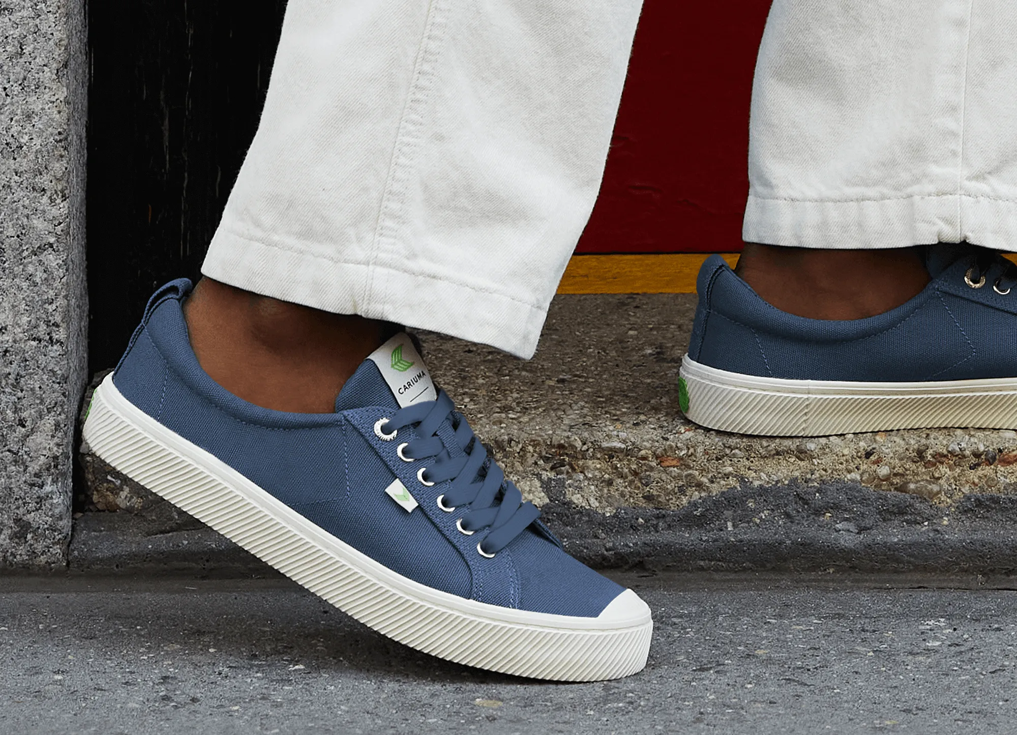 OCA Low Shadow Blue Canvas Sneaker Men sold by Cariuma product image thumbnail 5