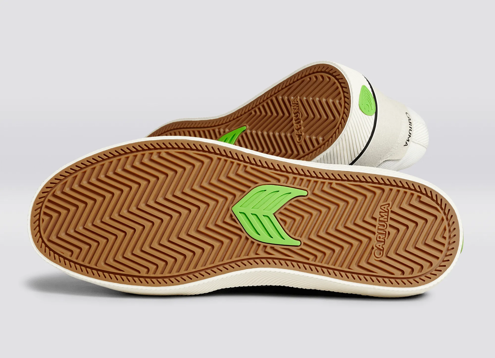 VALLELY PRO Vintage White Suede and Off-White Cordura Black Logo Sneaker Men sold by Cariuma product image thumbnail 5