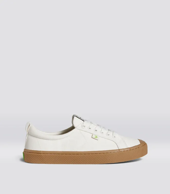 OCA Low Gum Off-White Canvas Sneaker Men sold by Cariuma