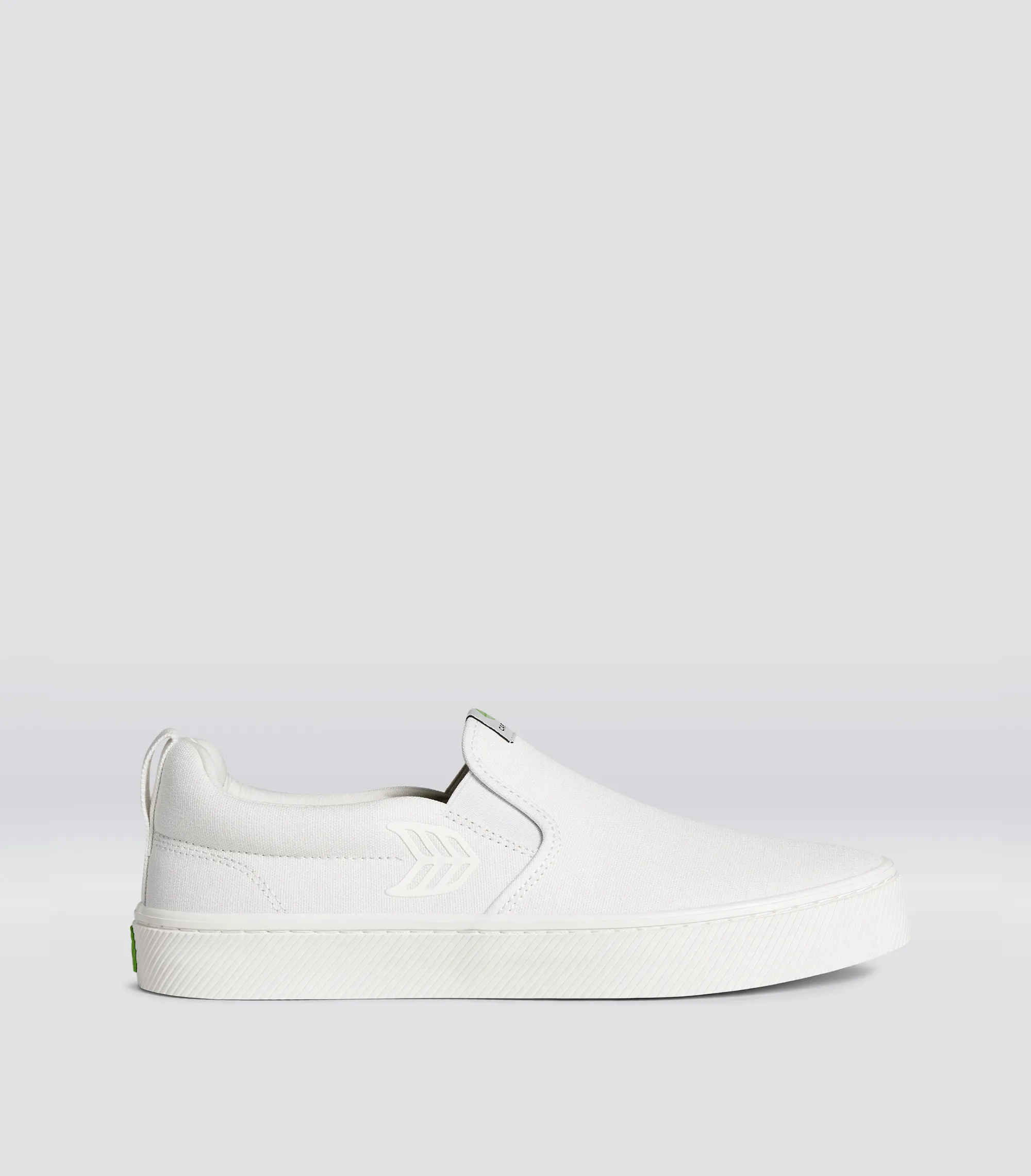 SLIP ON Off-White Canvas Sneaker Women sold by Cariuma