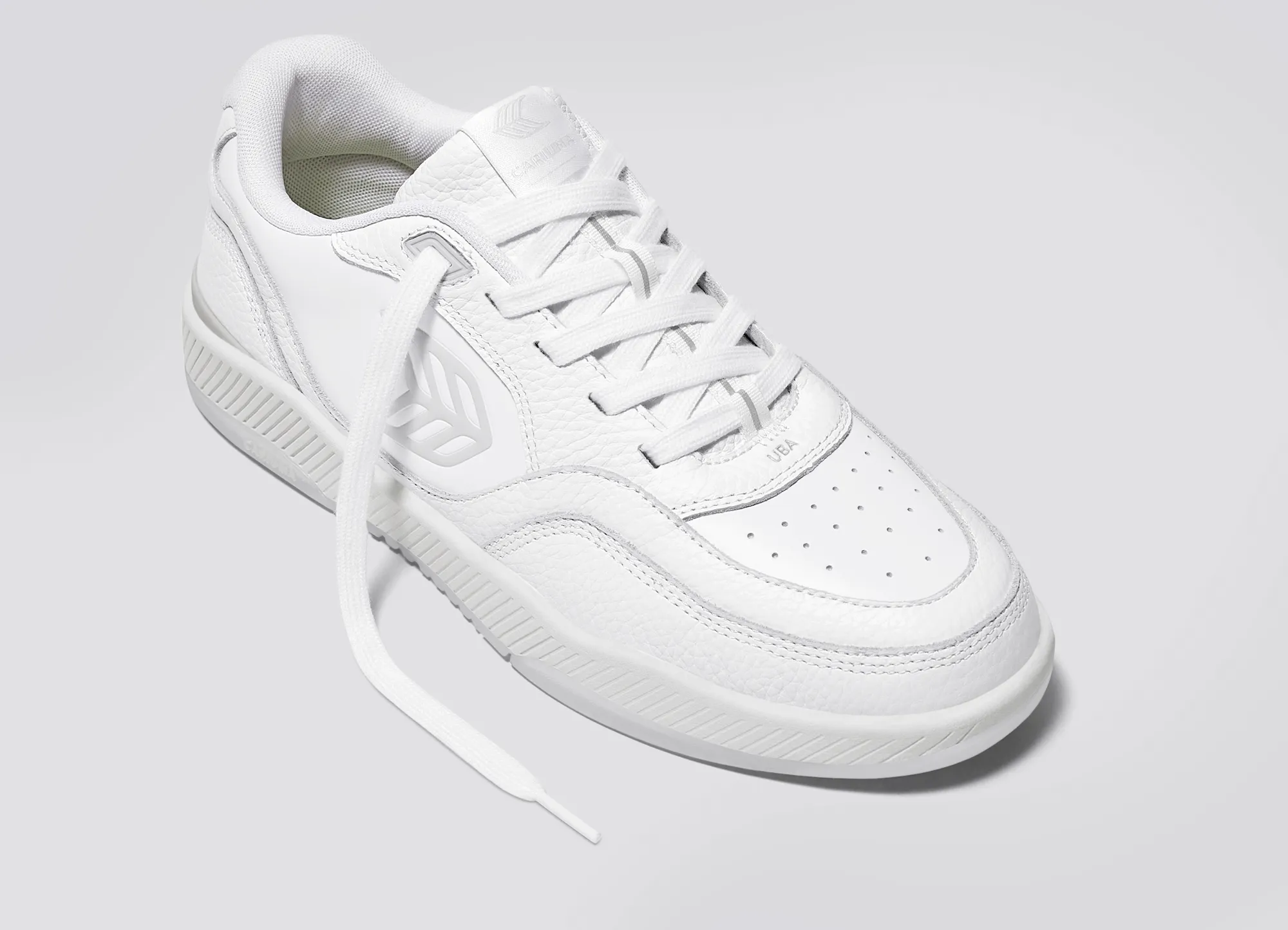 UBA White Premium Leather Ice Logo Sneaker Women sold by Cariuma product image thumbnail 4