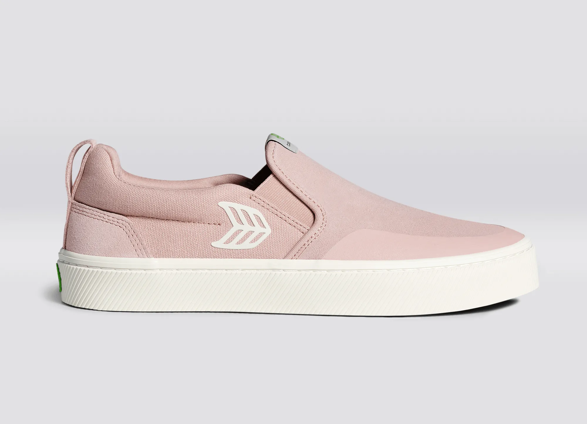 SLIP-ON PRO Rose Suede and Canvas Ivory Logo Sneaker Men sold by Cariuma product image thumbnail 3